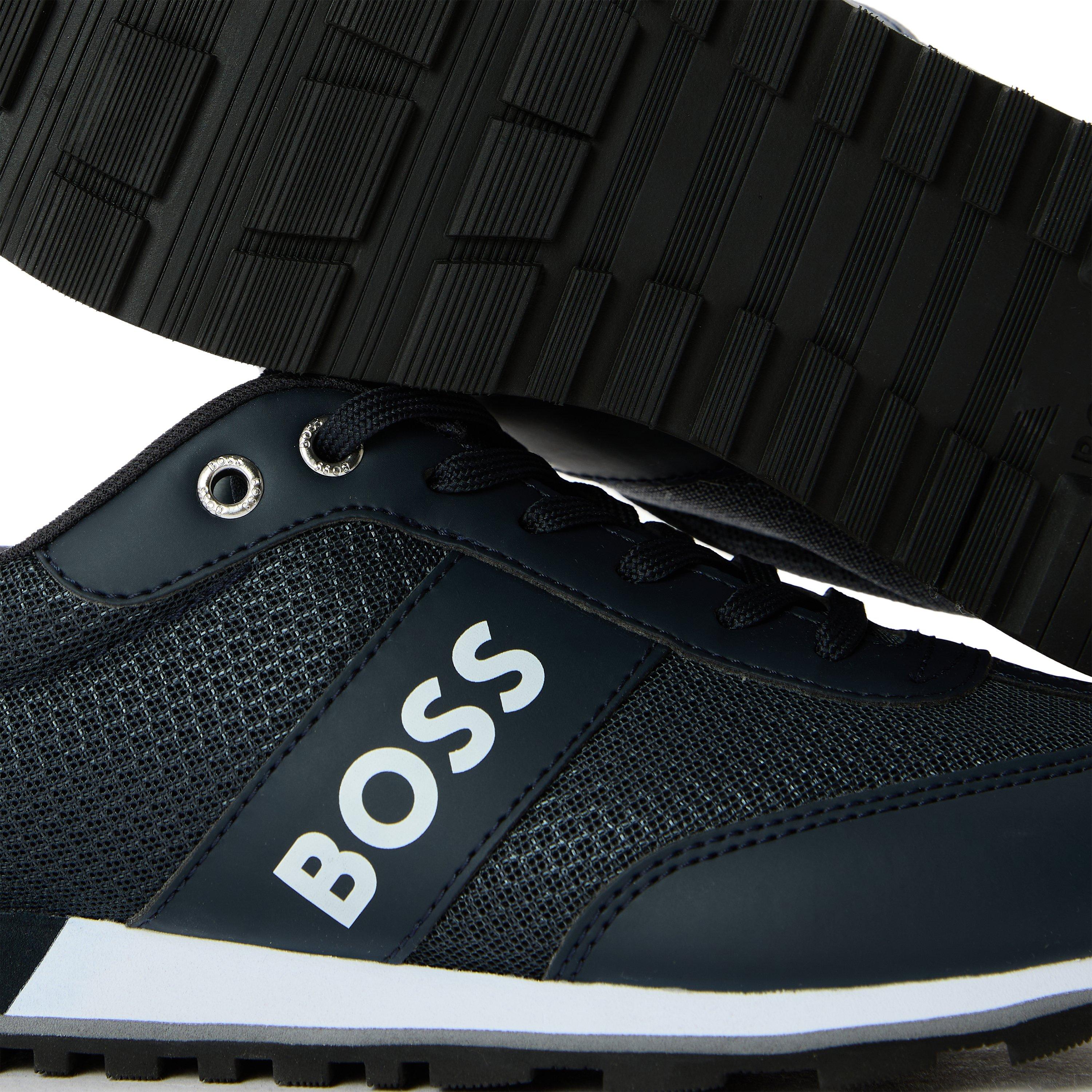 Donkerblauw - Boss - Kids Parkour Low Trainers - 3