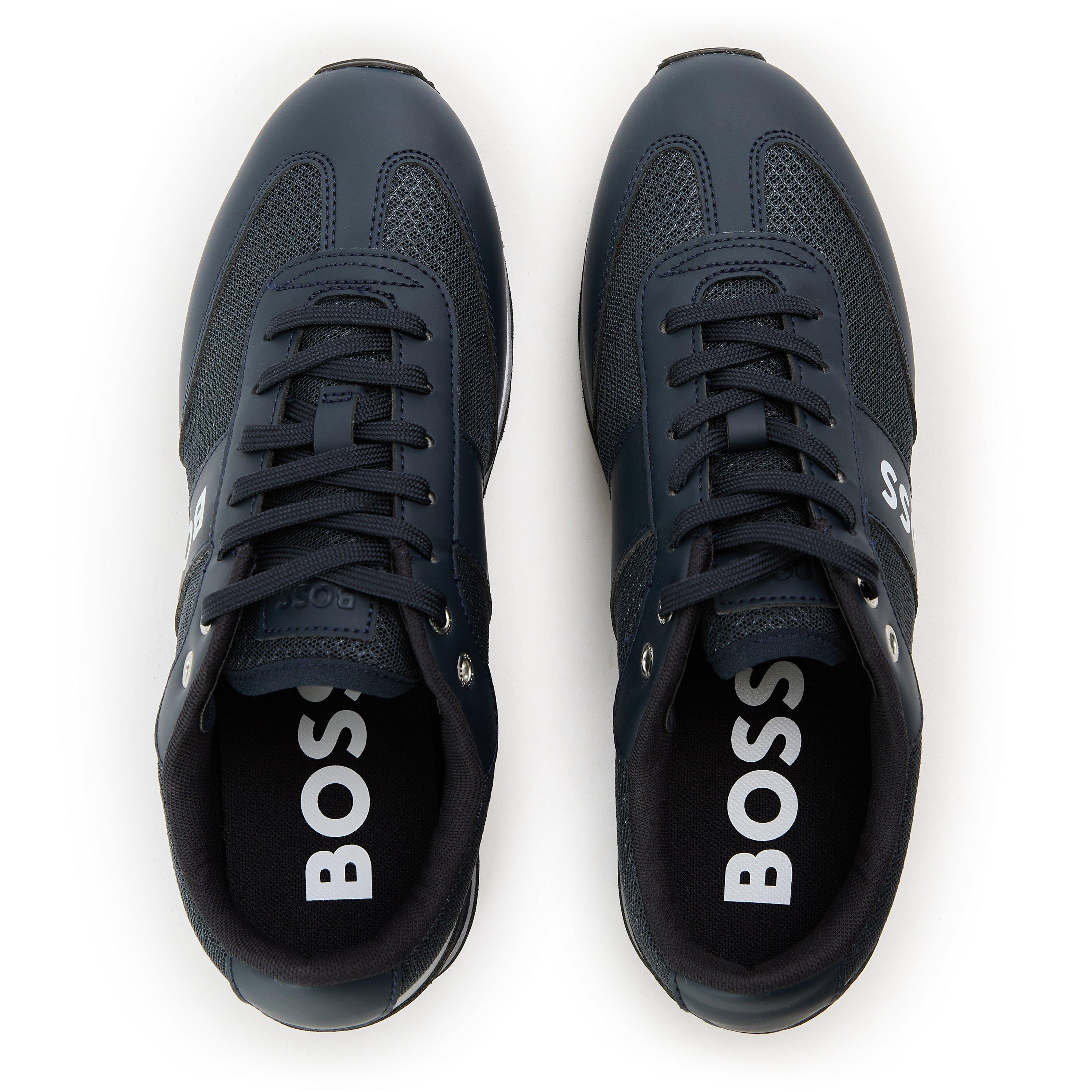 Donkerblauw - Boss - Kids Parkour Low Trainers - 4