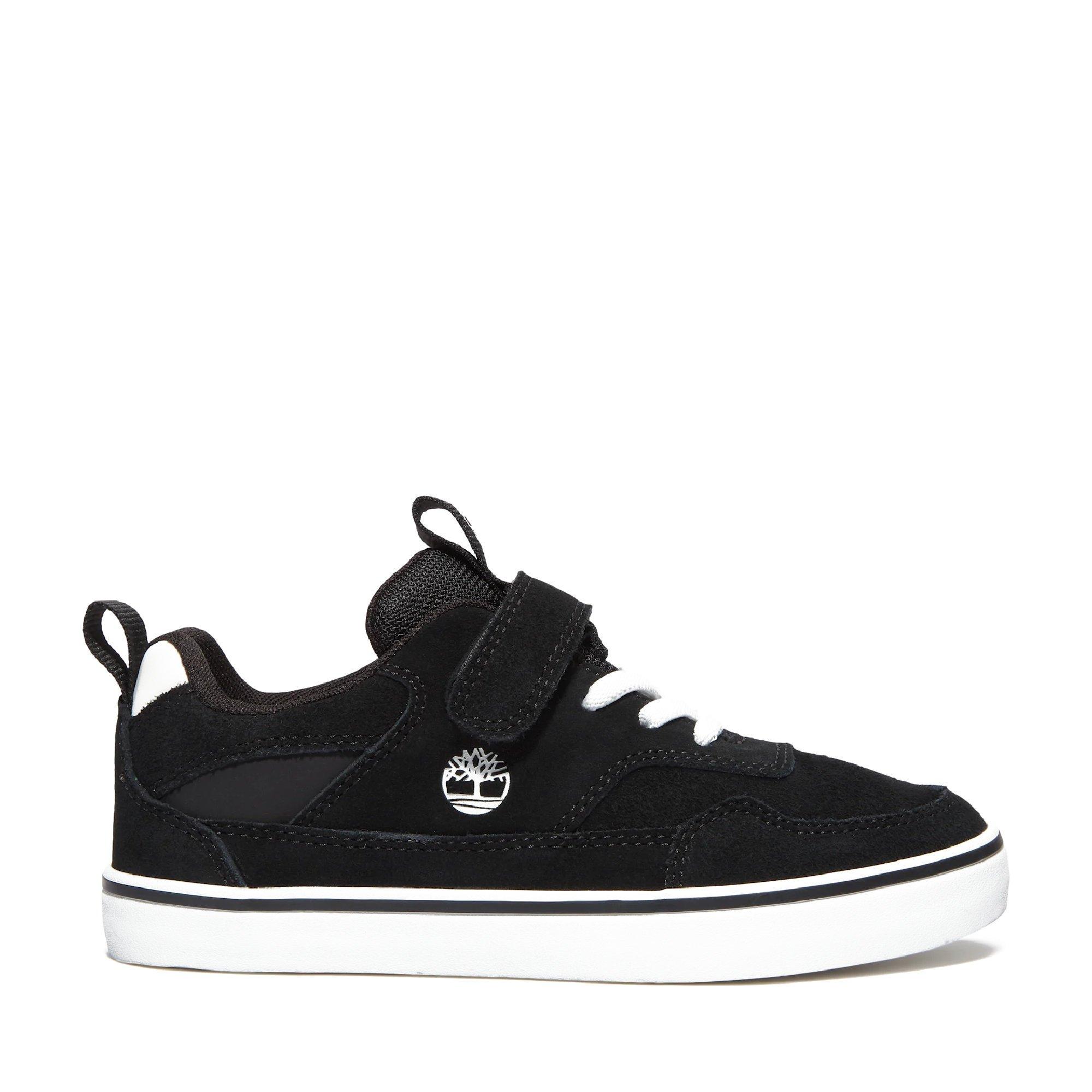 Blk Suede - Timberland - Kids' Stone Jump Low Leather Low-Top Trainers - 1