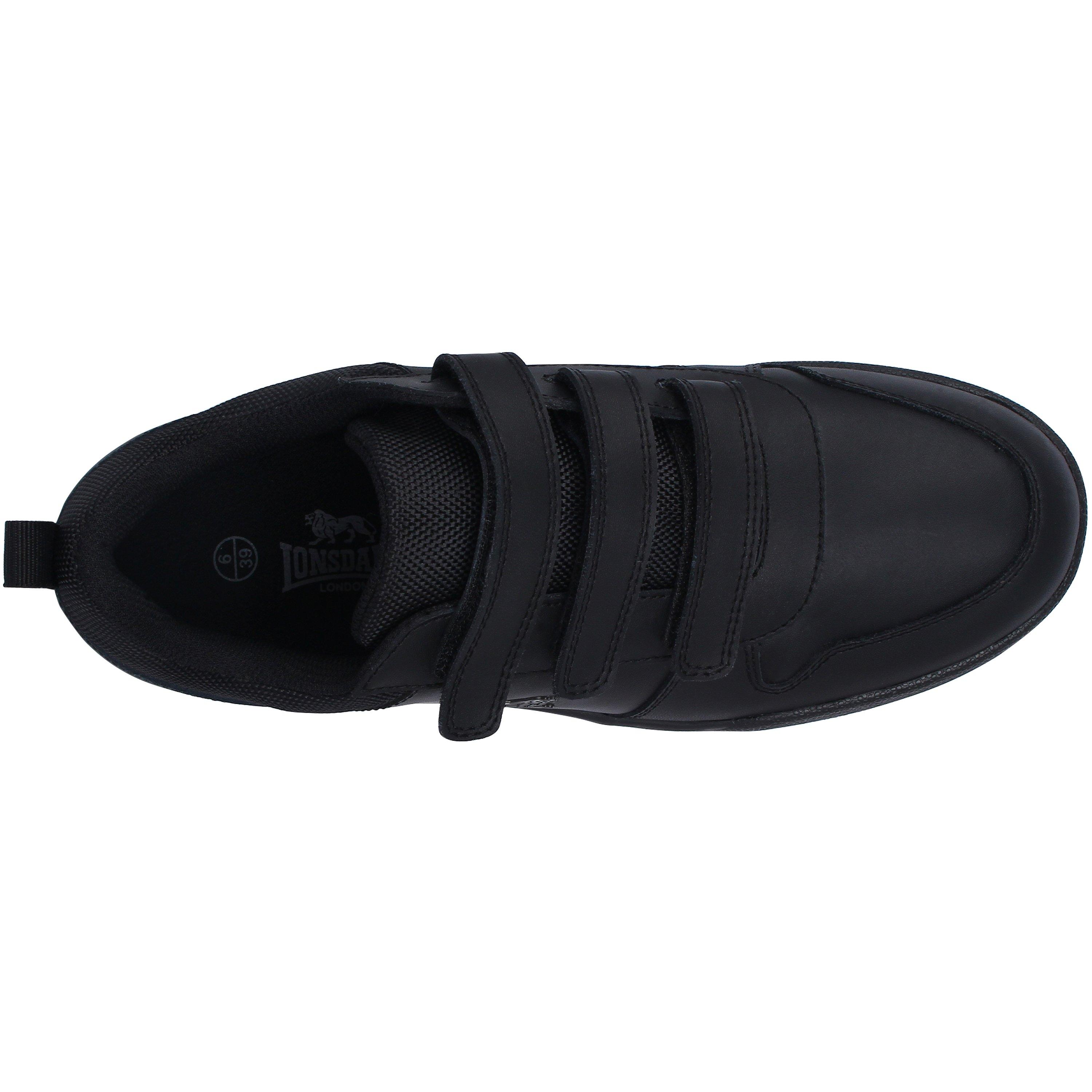 Negro/Negro - Lonsdale - Junior Bank Trainers - 3