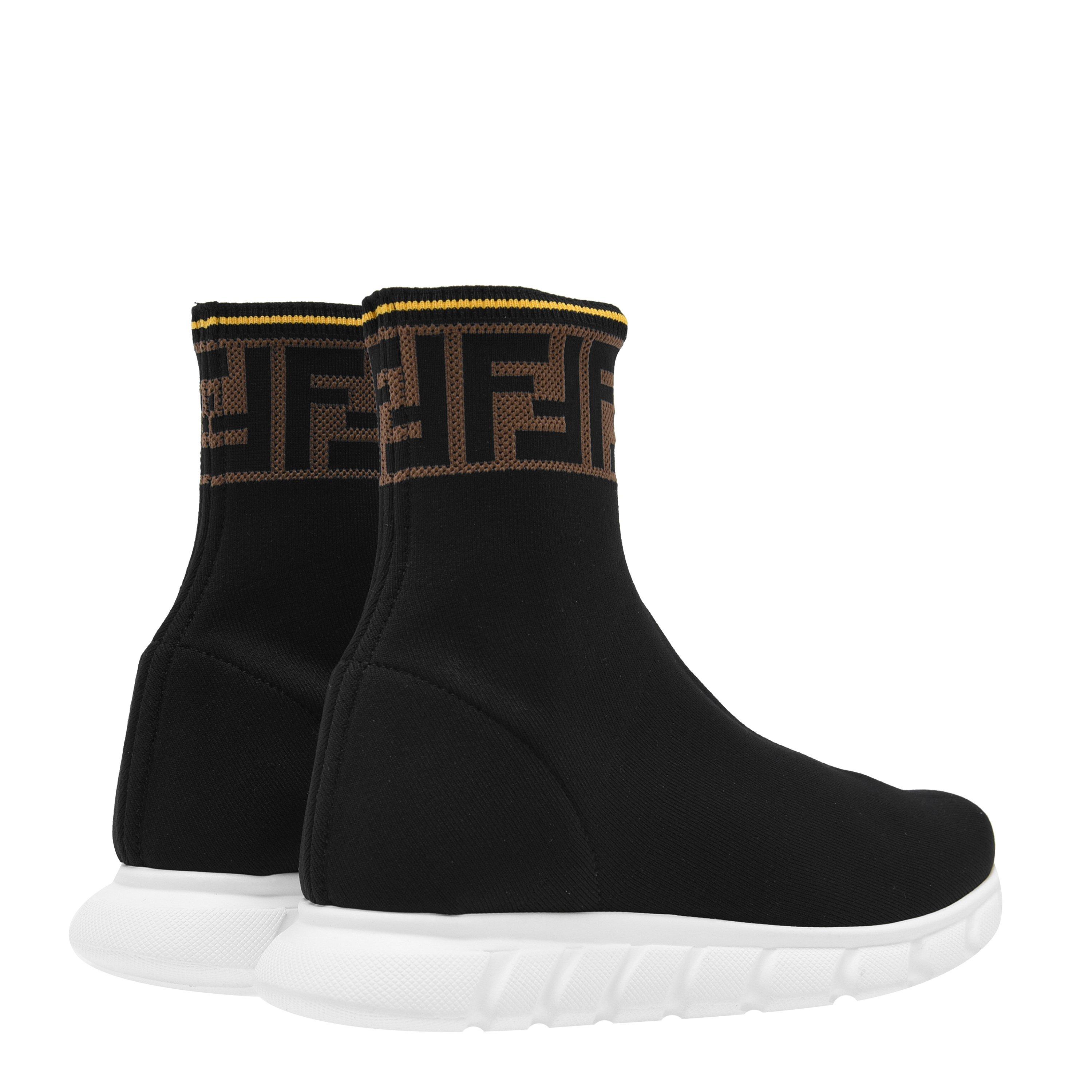 Black F15GD - Fendi - Ff Sock Boot Trainers - 4