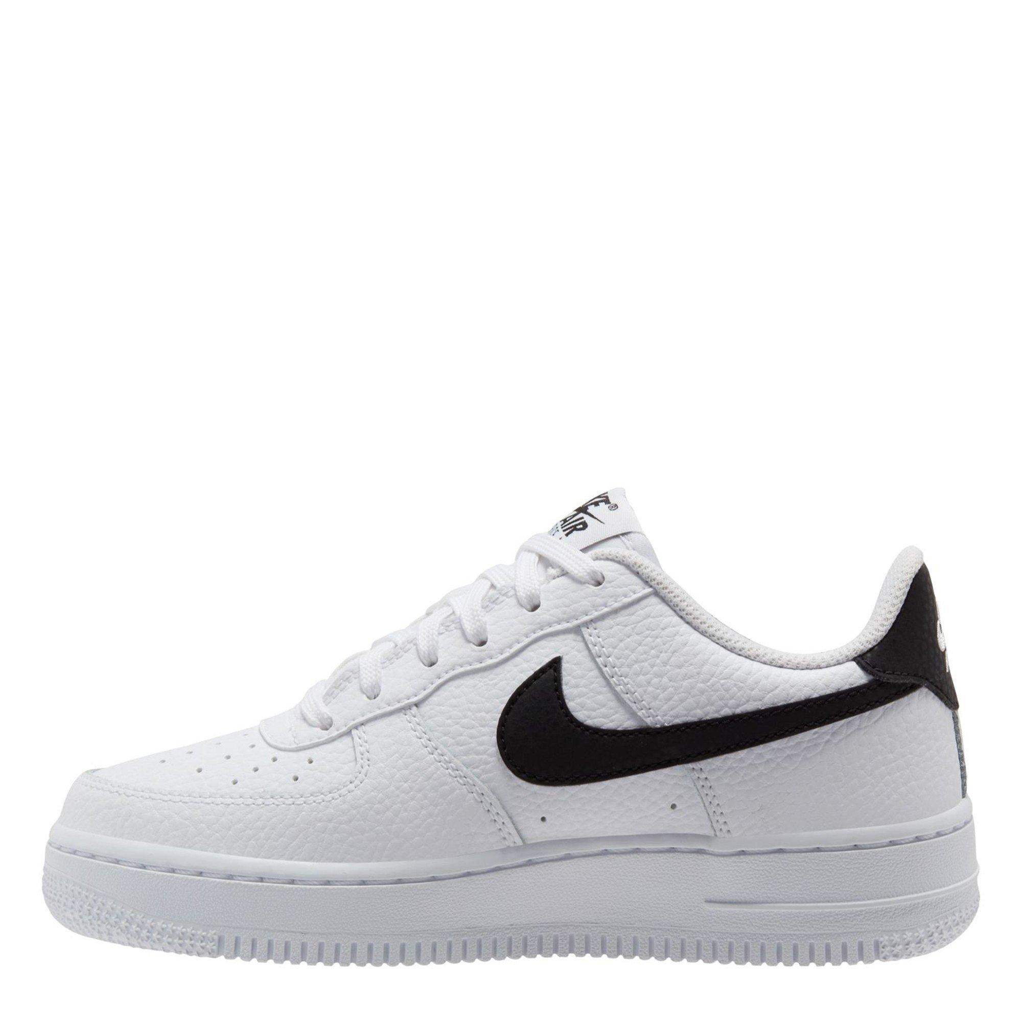 WHITE/BLACK - Nike - Air Force 1 Big Kids' Shoes - 2