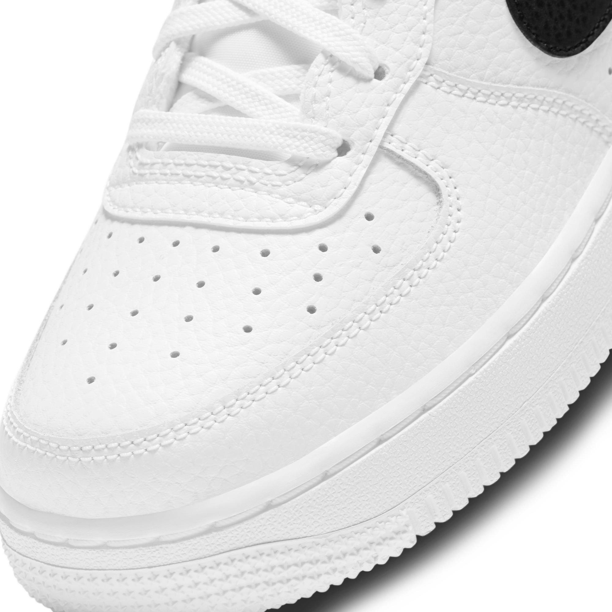 WHITE/BLACK - Nike - Air Force 1 Big Kids' Shoes - 7