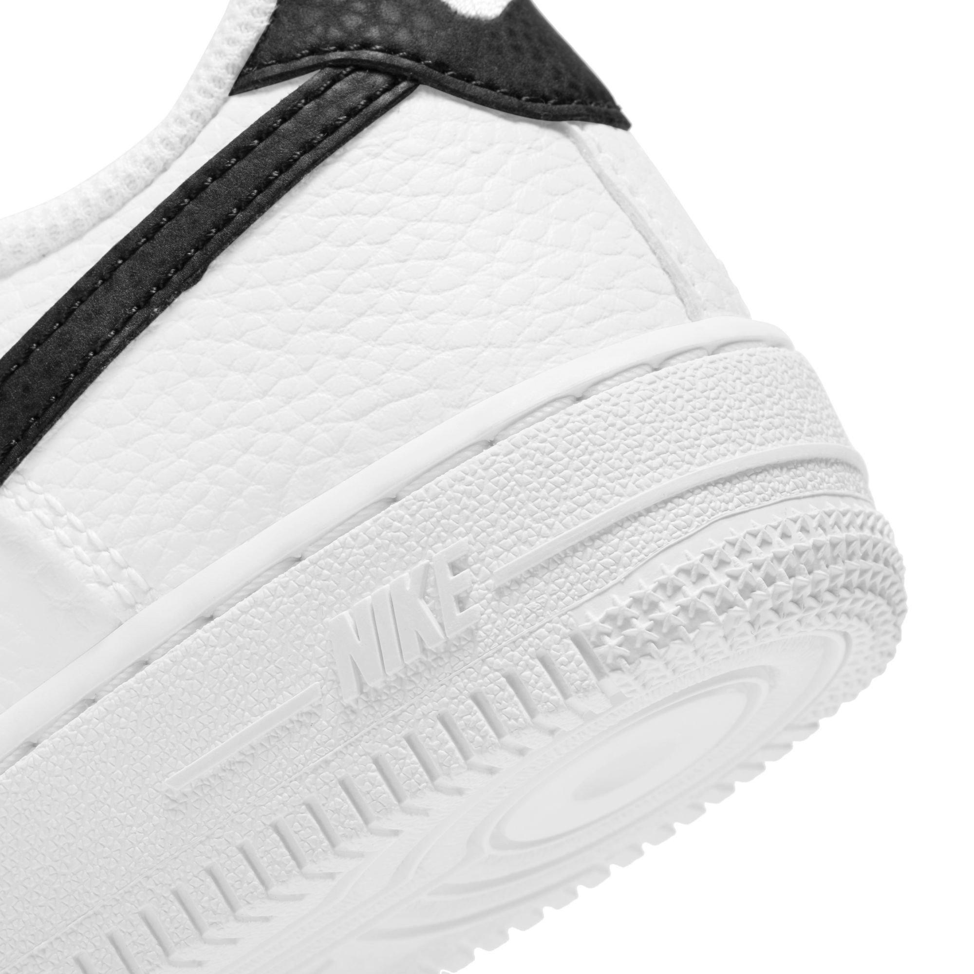 WHITE/BLACK - Nike - Air Force 1 Big Kids' Shoes - 8