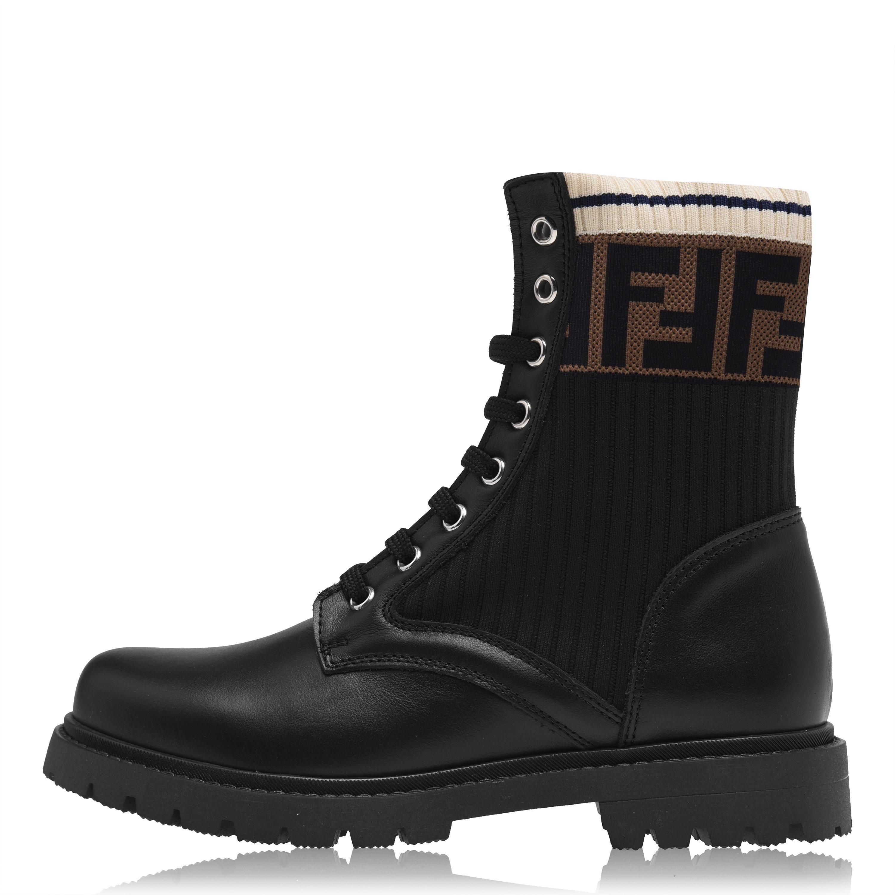 Black F17SD - Fendi - Ff Boots Junior - 2