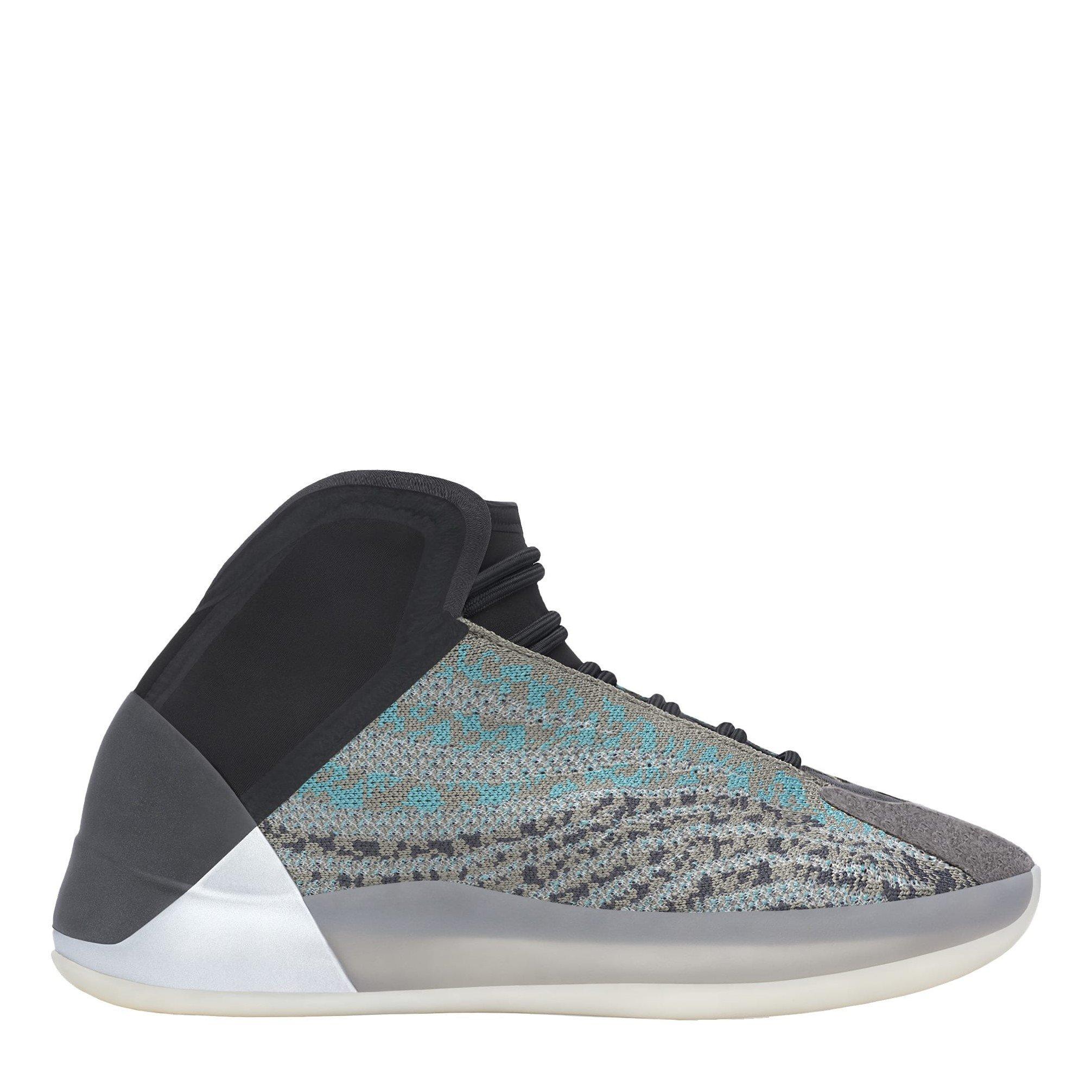 Teal Blue - Yeezy - Unisex High Top Sneakers with BOOST Midsoles - 1