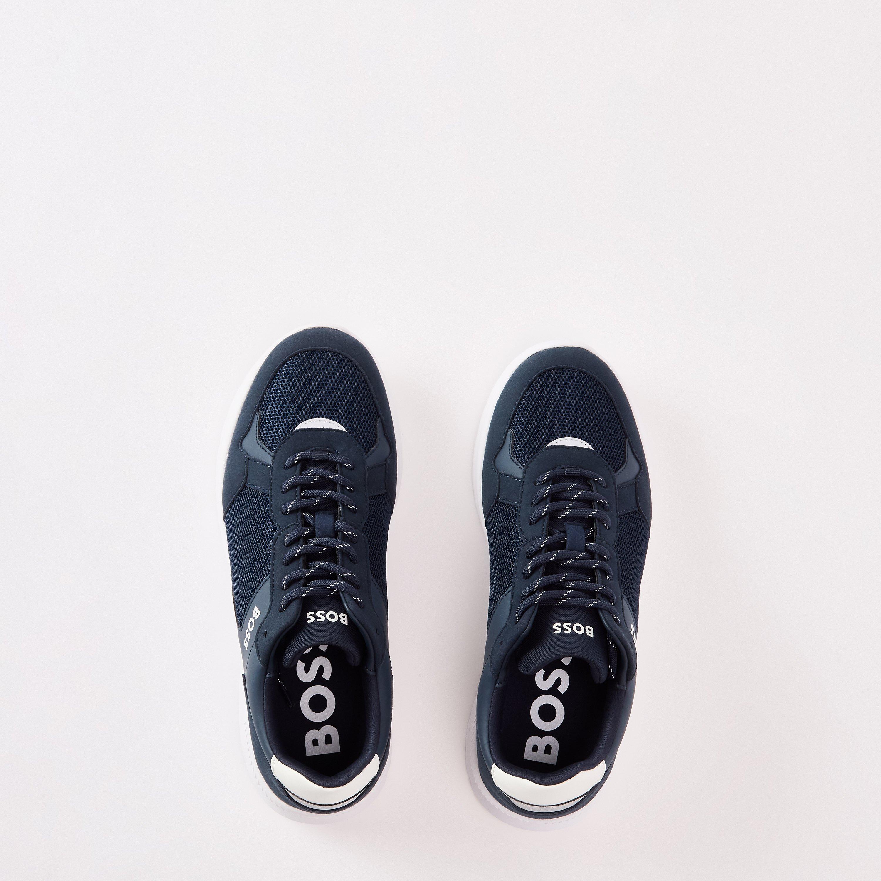 Dark Blue - Boss - Kids' Enlight Low-Top Trainers - 4