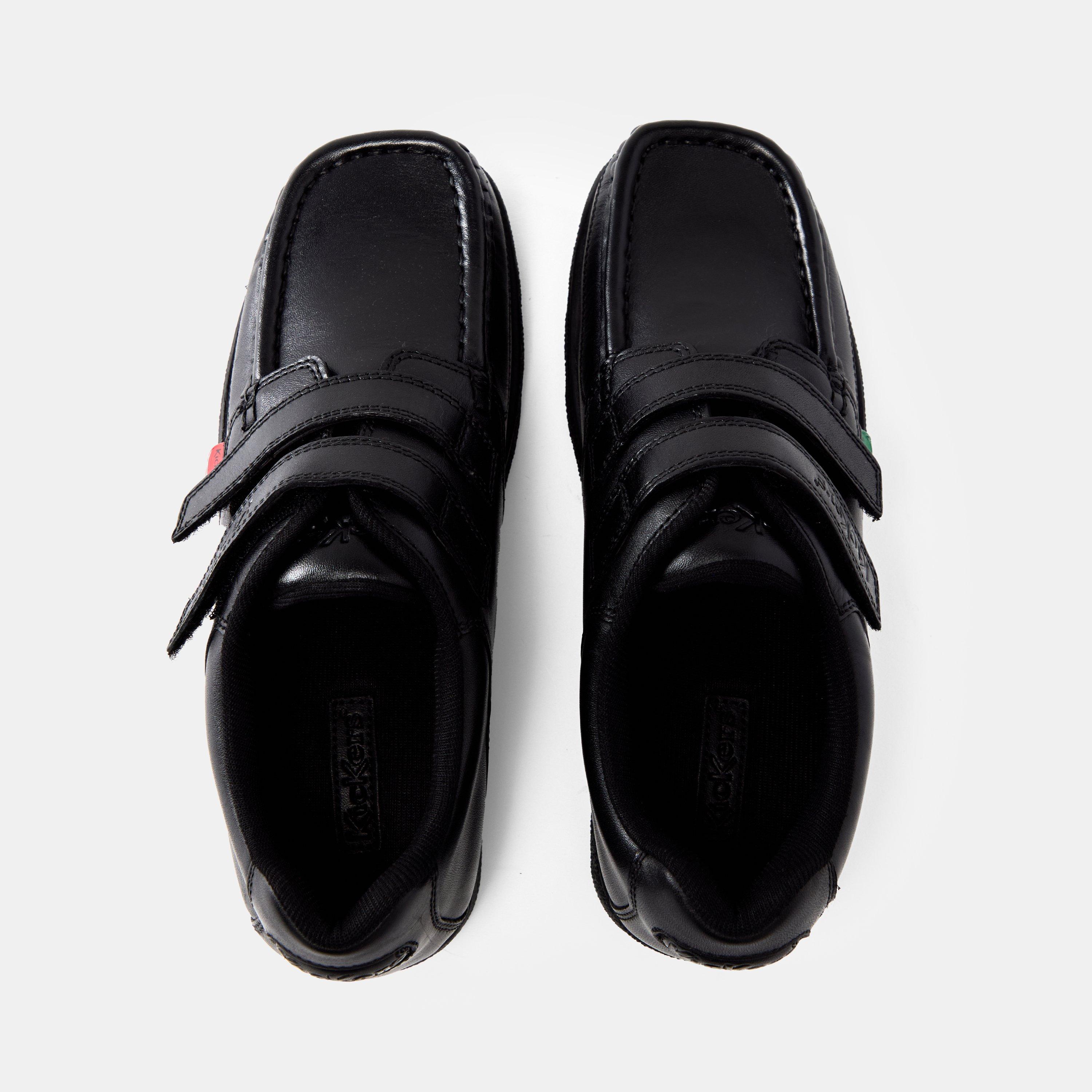 Black - Kickers - Kids Fragma Moc Toe Formal Shoes - 4