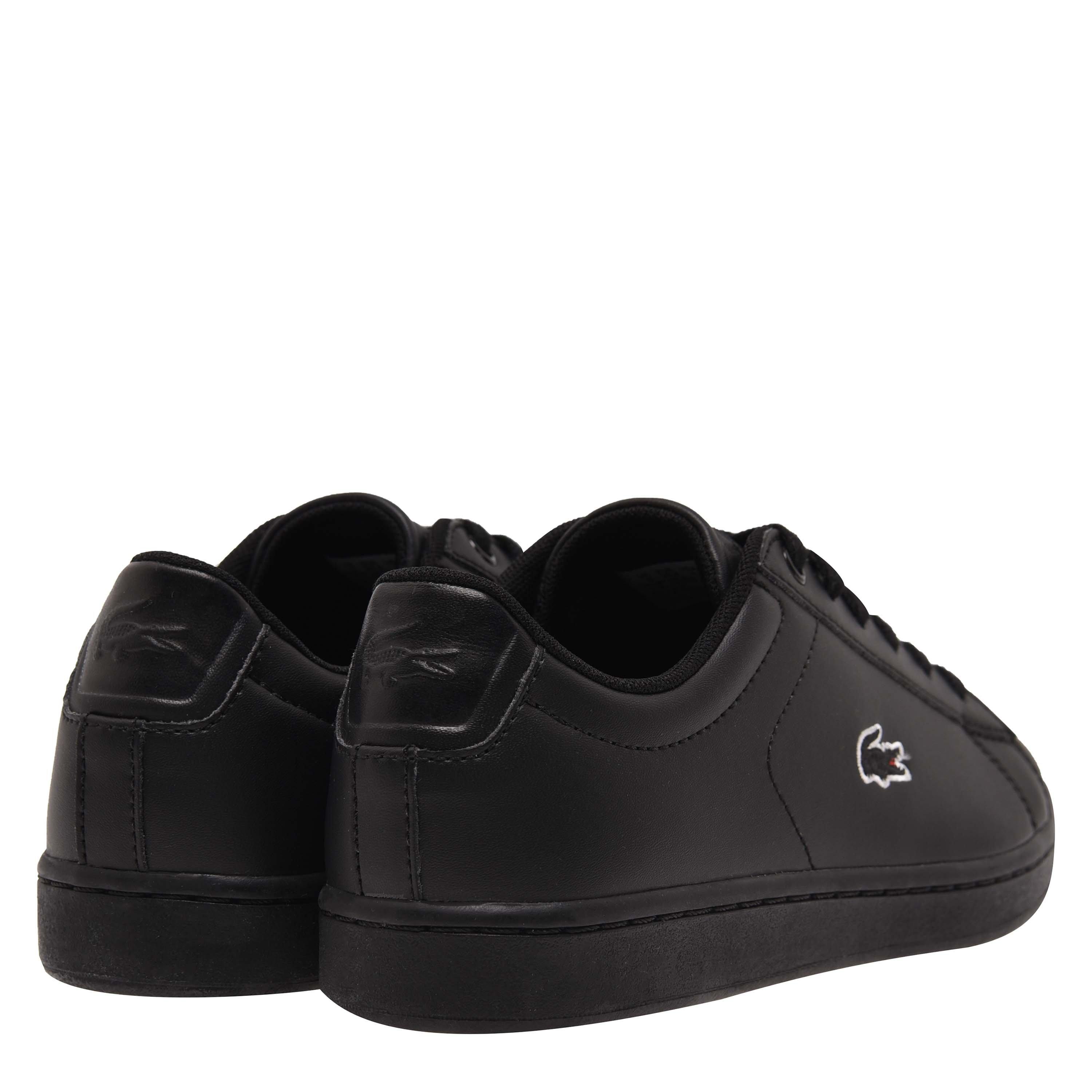 Black/Black - Lacoste - Carnaby 118 Junior Trainers - 4