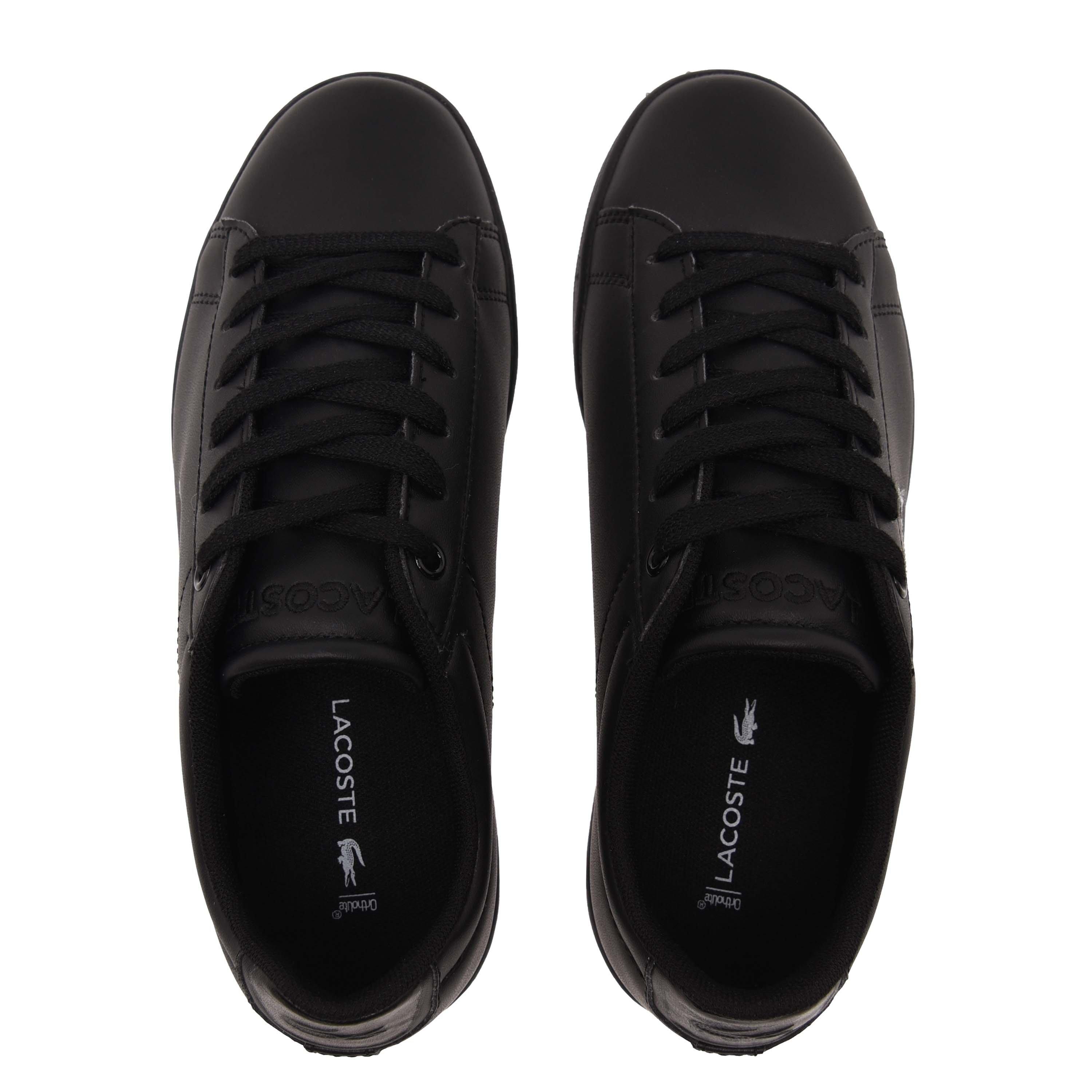 Black/Black - Lacoste - Carnaby 118 Junior Trainers - 5
