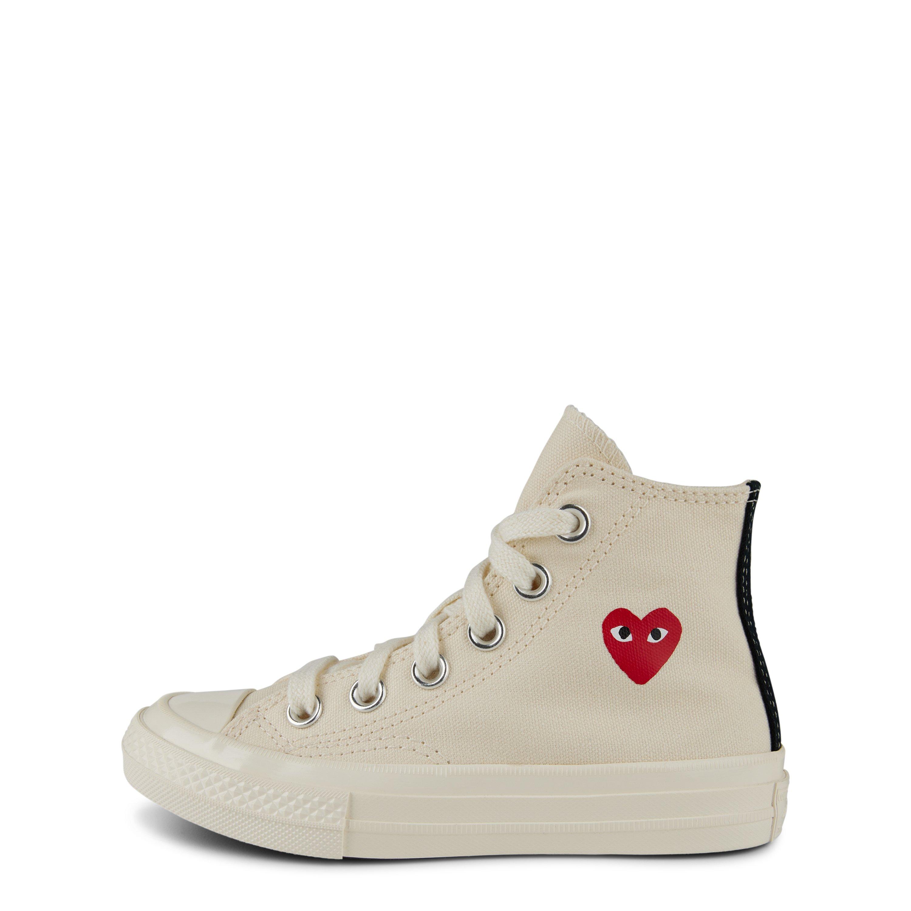 Beige - Comme des Garcons PLAY - Cdg X Converse Chuck Taylor'70 High Tops Juniors - 2