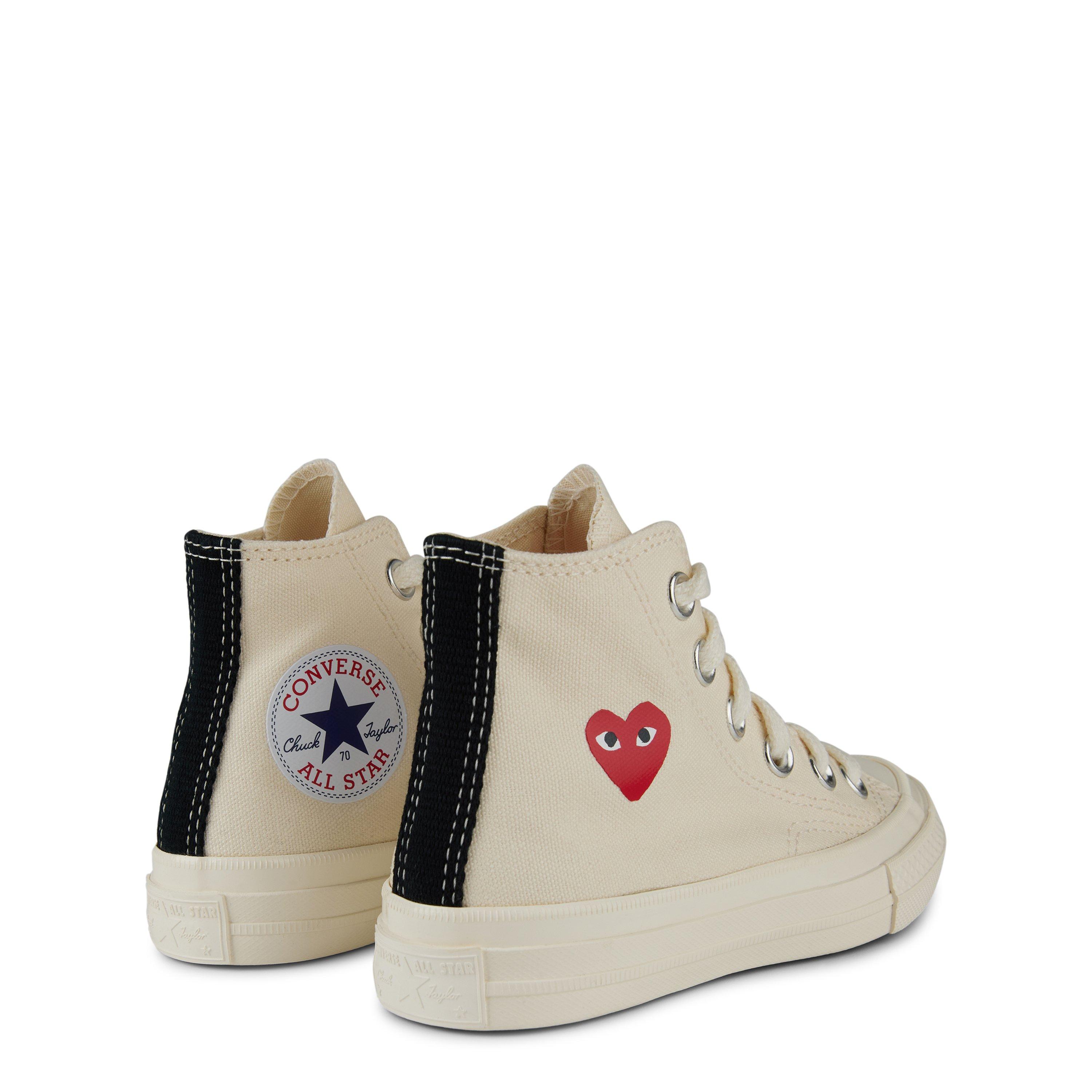 Beige - Comme des Garcons PLAY - Cdg X Converse Chuck Taylor'70 High Tops Juniors - 4