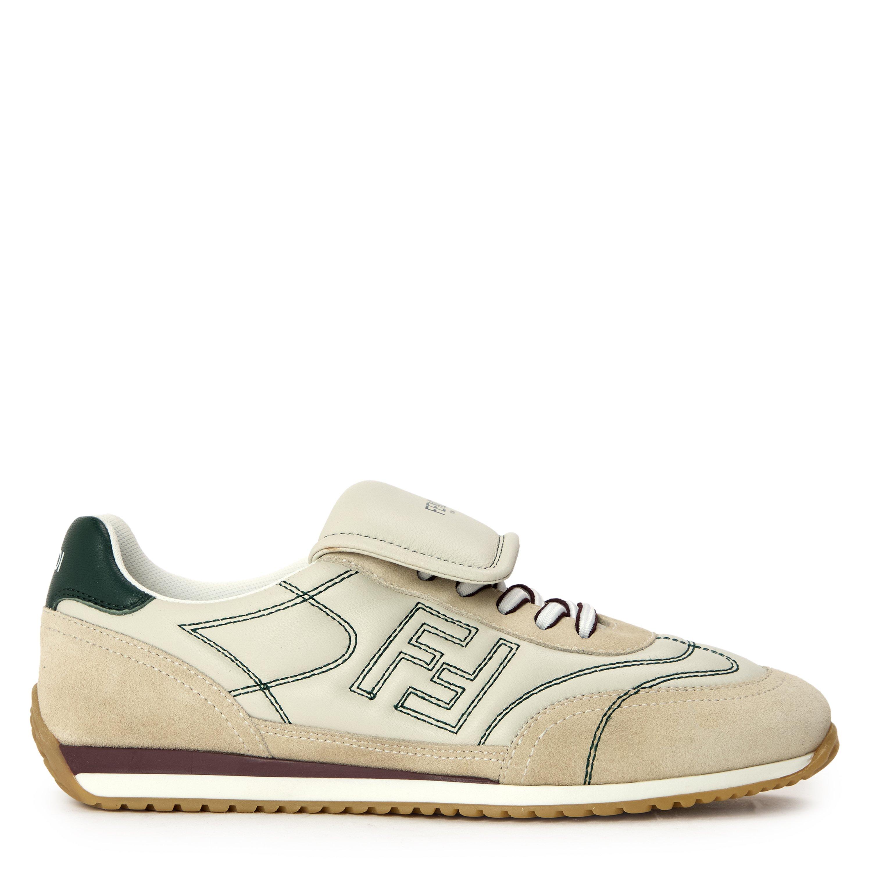 White F1V9Q - Fendi - Fendi Logo Trainers Jn62 - 1