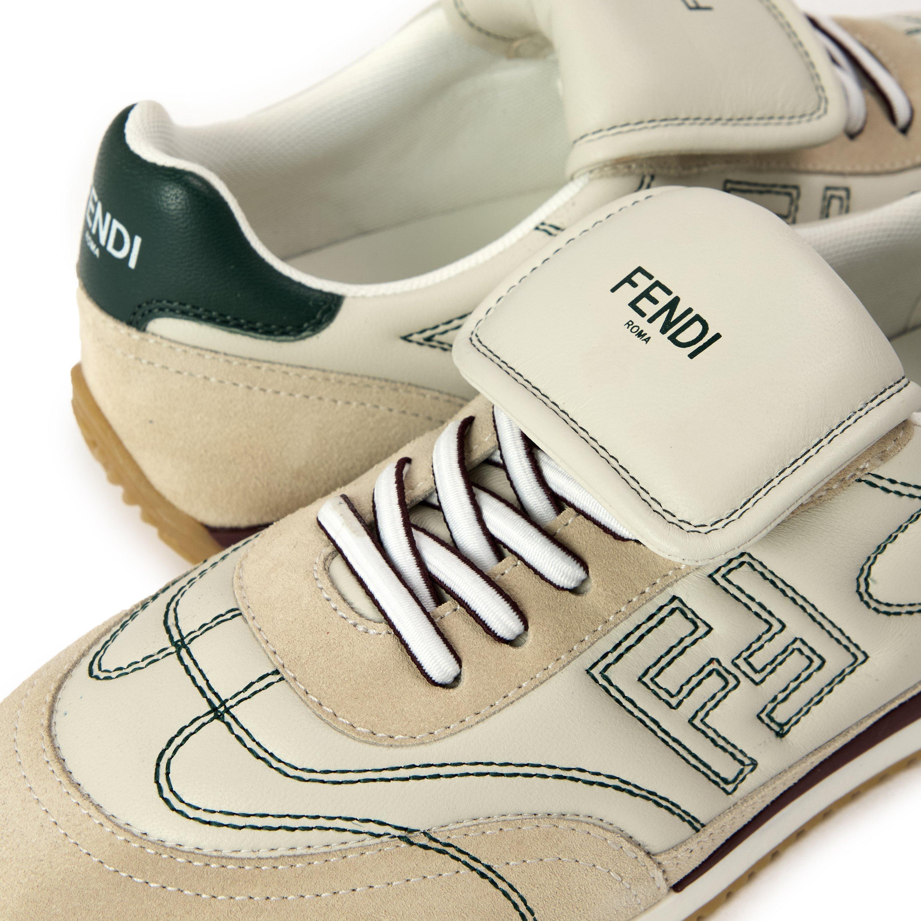 White F1V9Q - Fendi - Fendi Logo Trainers Jn62 - 3