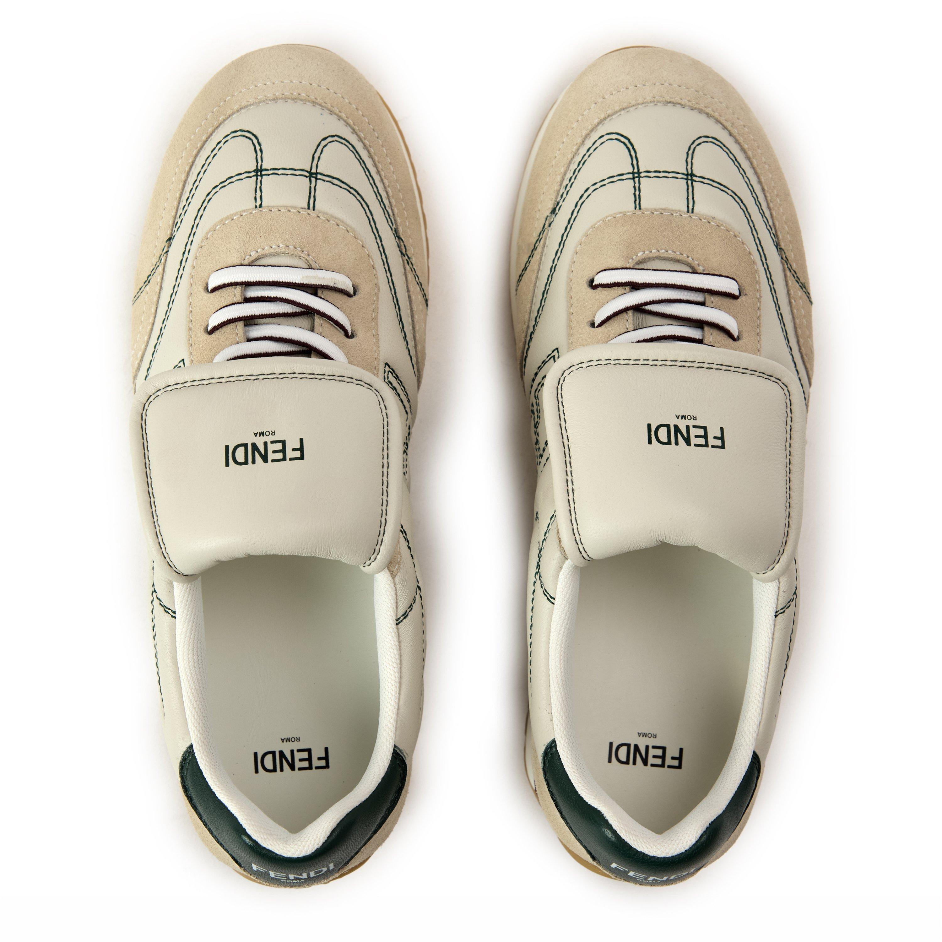 White F1V9Q - Fendi - Fendi Logo Trainers Jn62 - 4