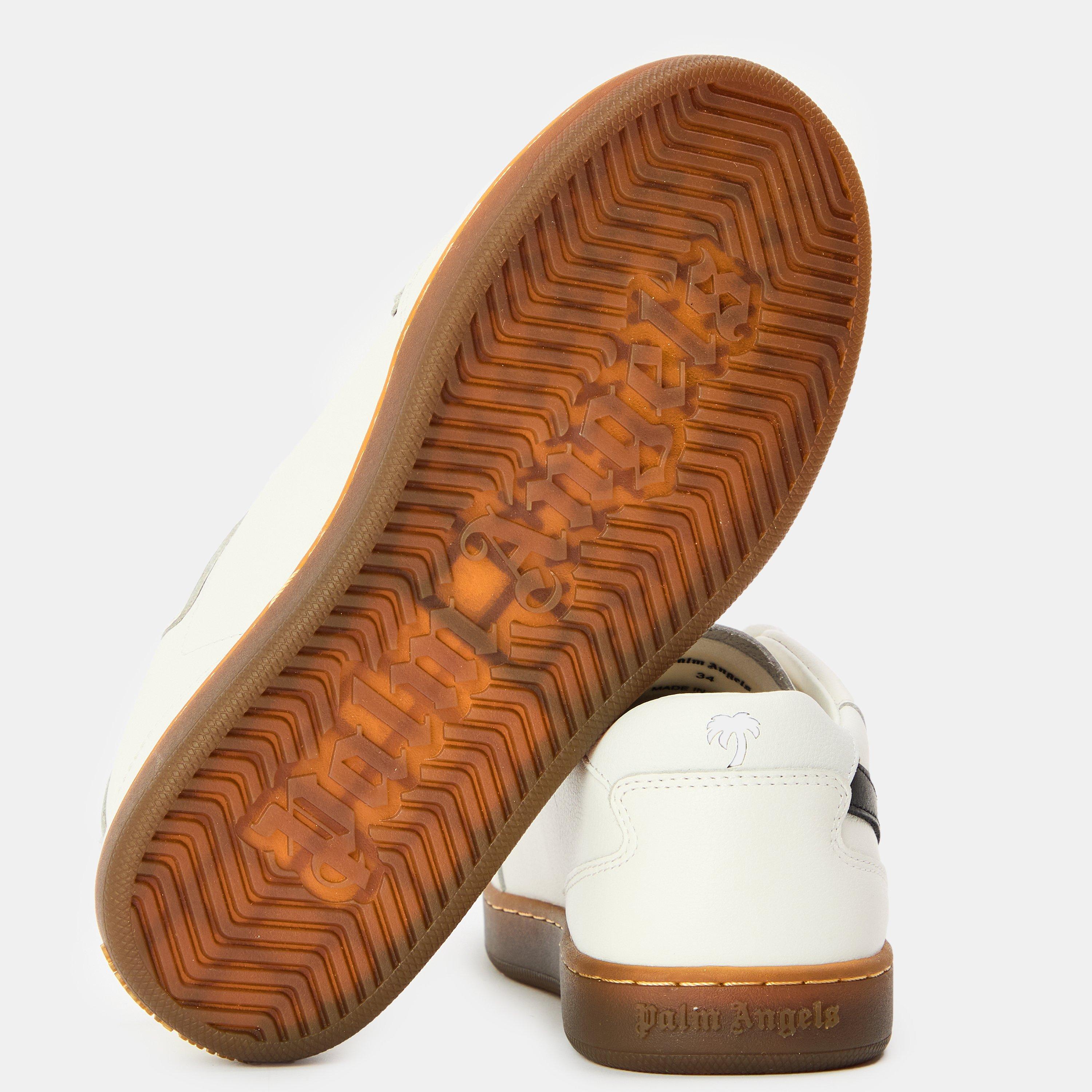 White 0110 - Palm Angels - Unisex Kids' Logo Low-Top Trainers - 3