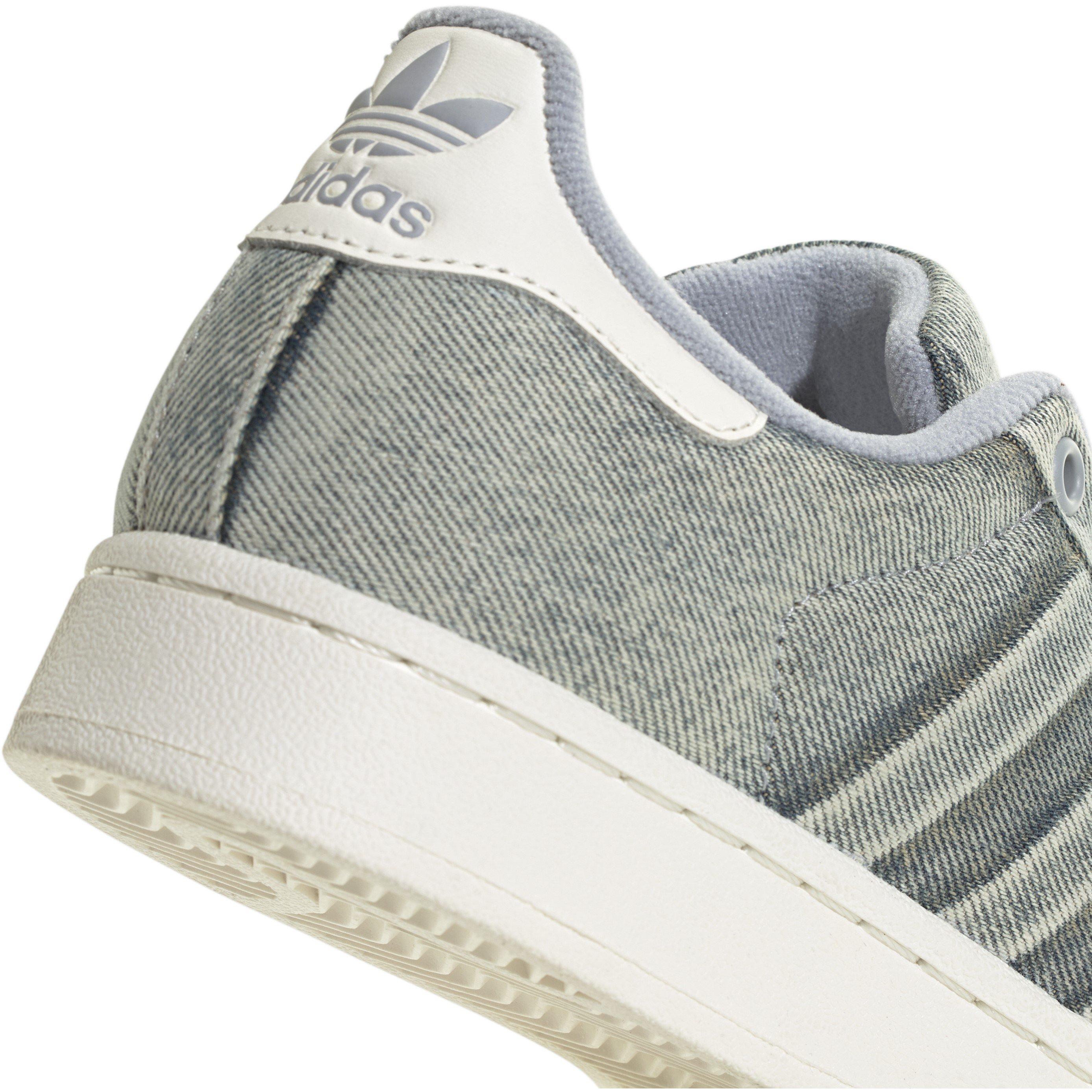 Blue Denim - adidas Originals - Kids' Superstar Low-Top Trainers - 8