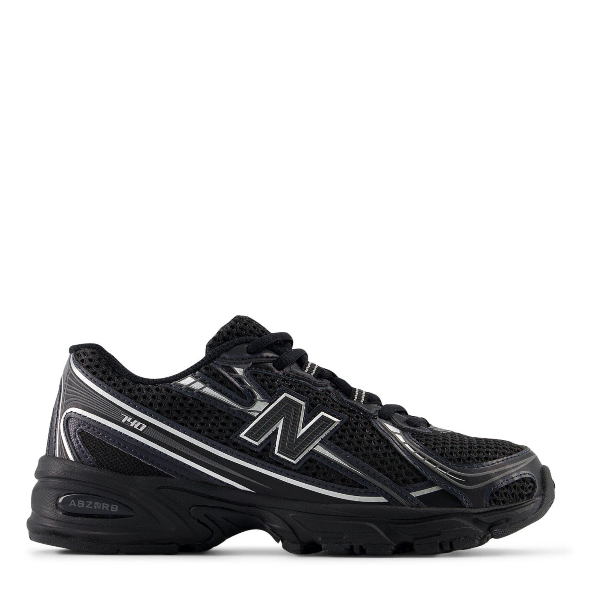 New Balance NB 740 Junior - Black Silver - Size 3 (35.5)
