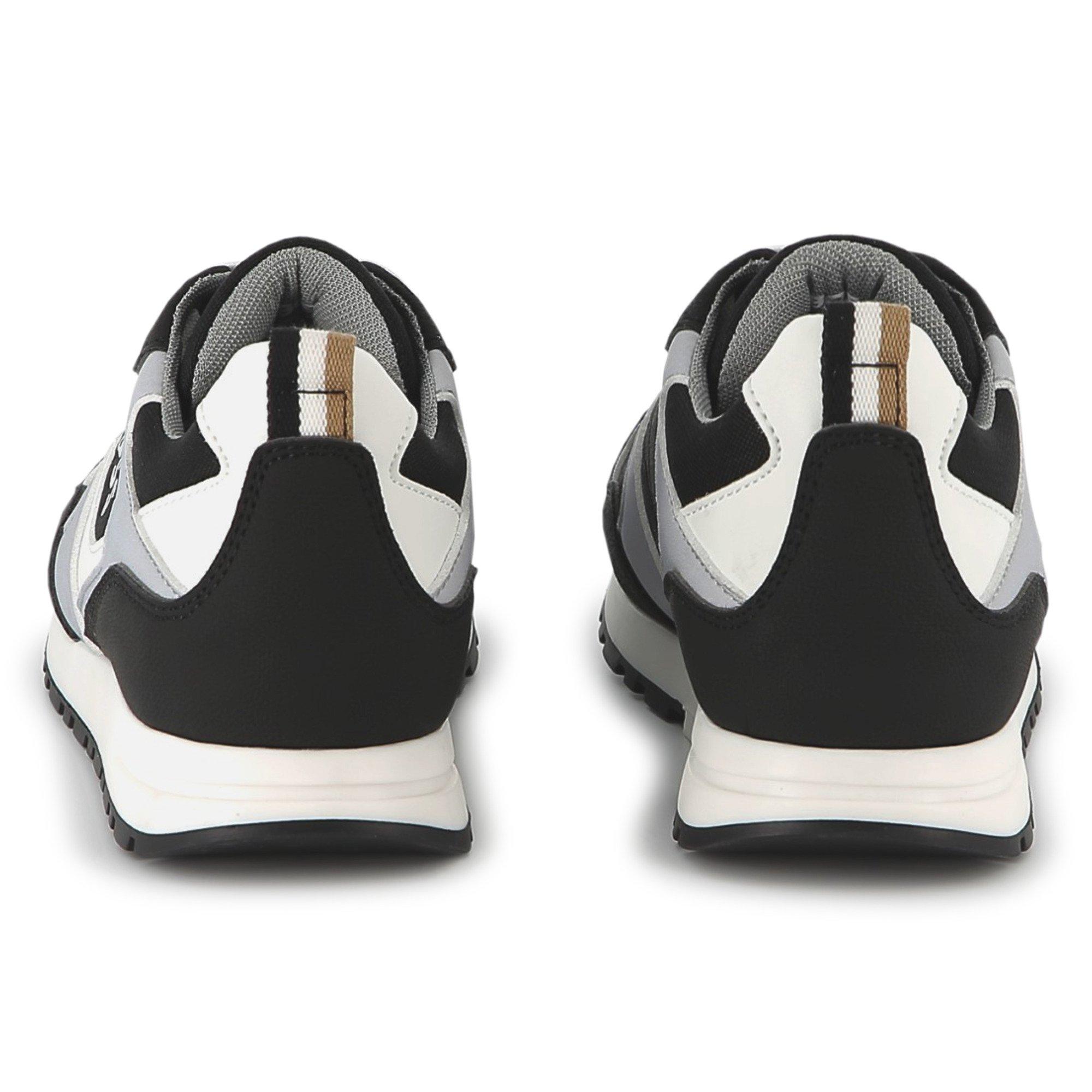 Black 09B - Boss - Kids Logo Trainers for Juniors - 3