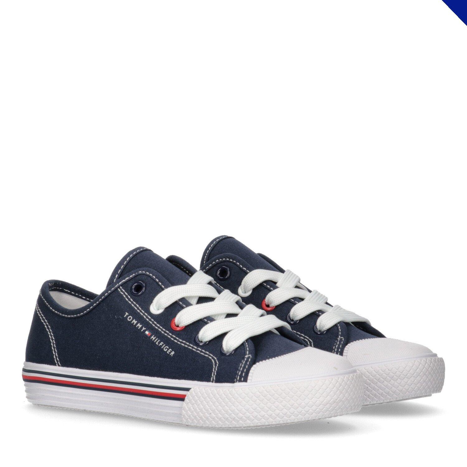Blu 800 - Tommy Hilfiger - Low Cut Lace Up Juniors - 2