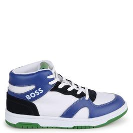 Boss Hi Top Trainers Juniors