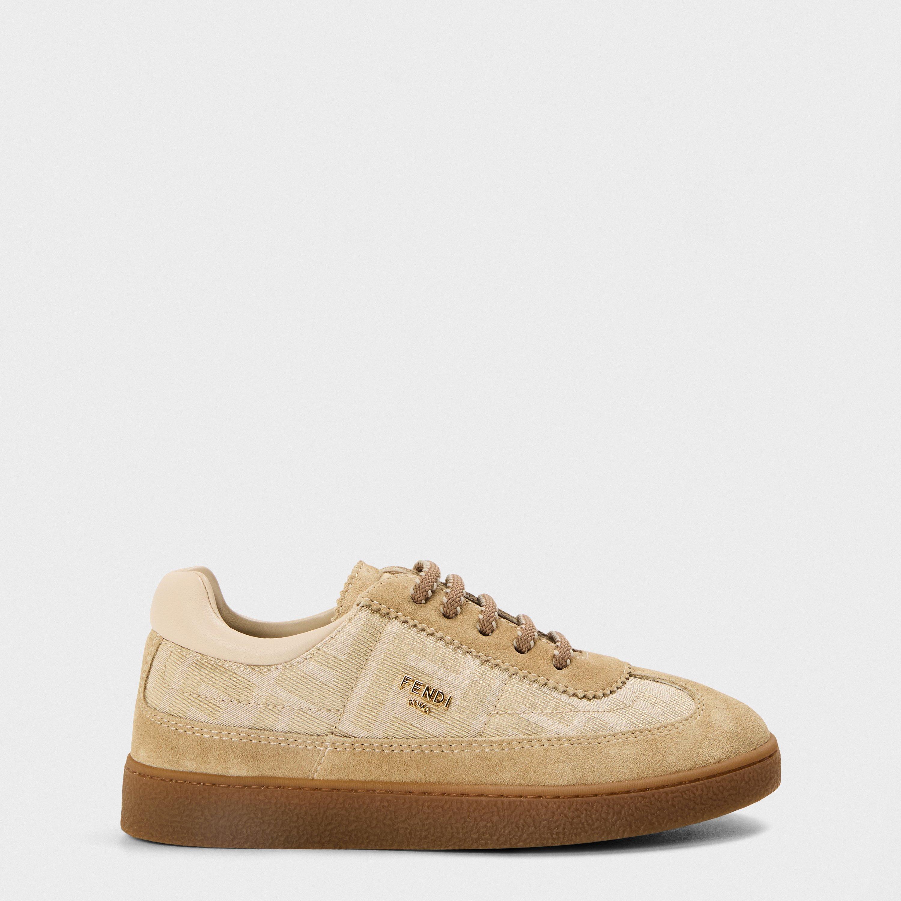 Fendi  Kids' Low-Top Trainers - Beige F1V9S - Size 3 (36)