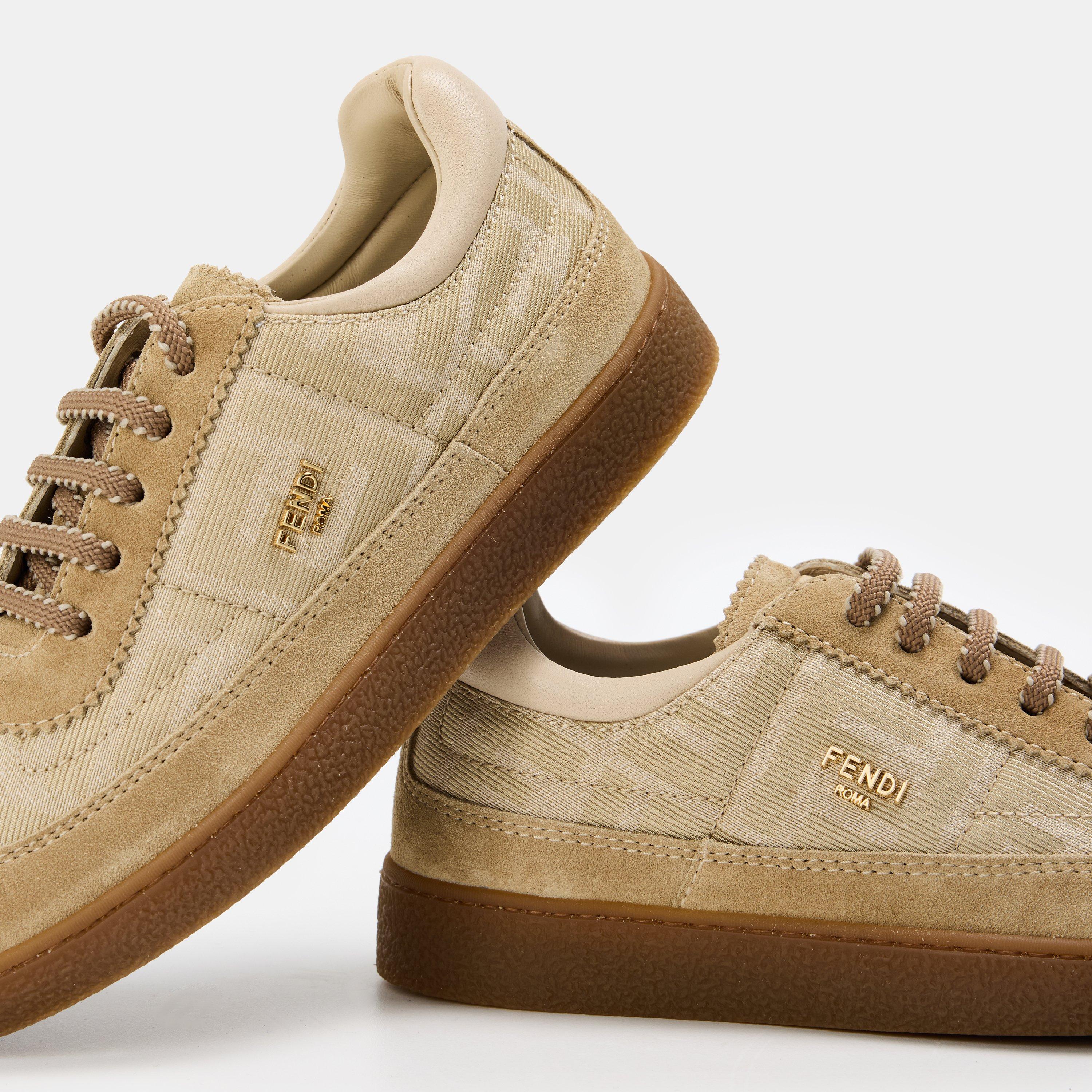 Beige F1V9S - Fendi - Unisex Kids' Low-Top Trainers - 3