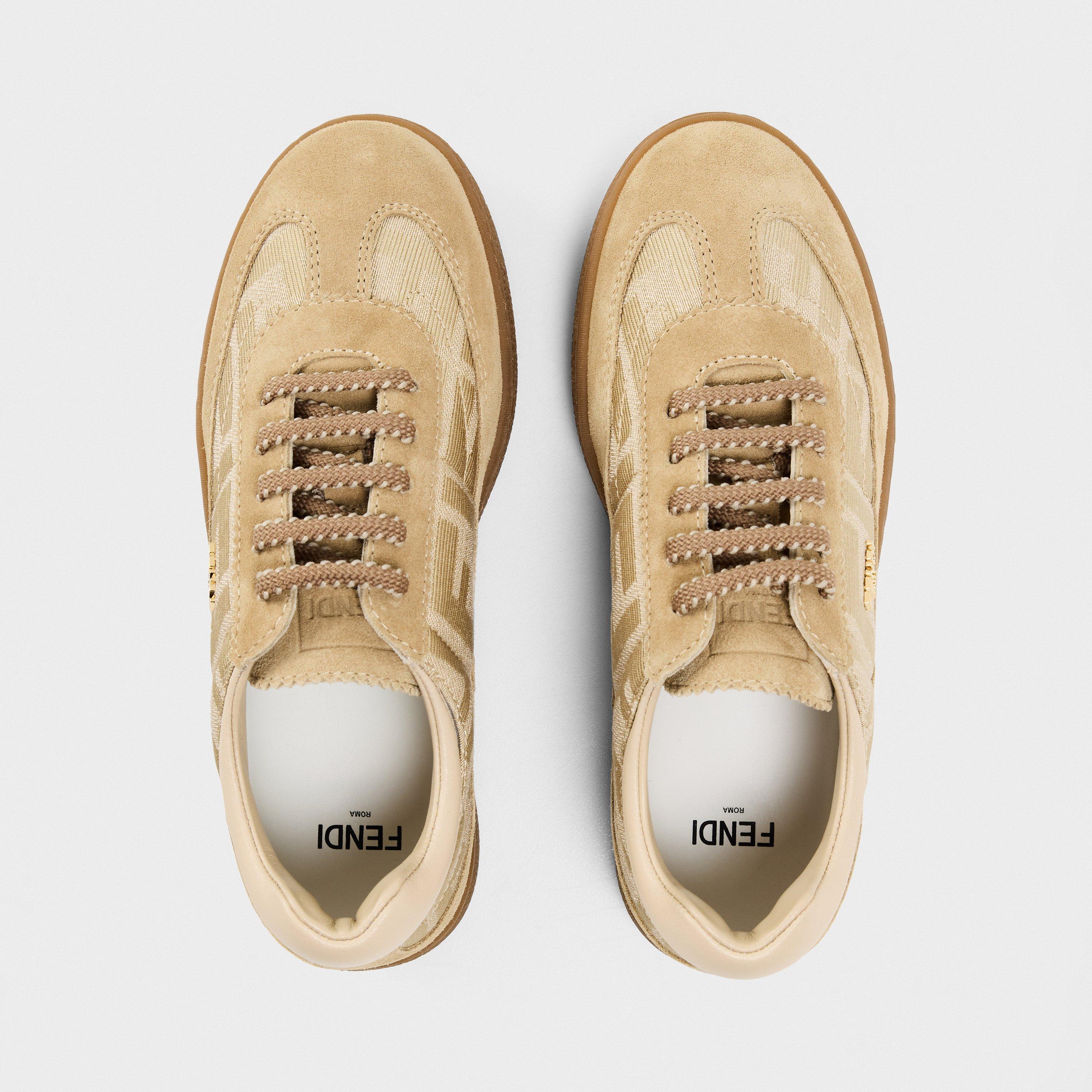 Beige F1V9S - Fendi - Unisex Kids' Low-Top Trainers - 4