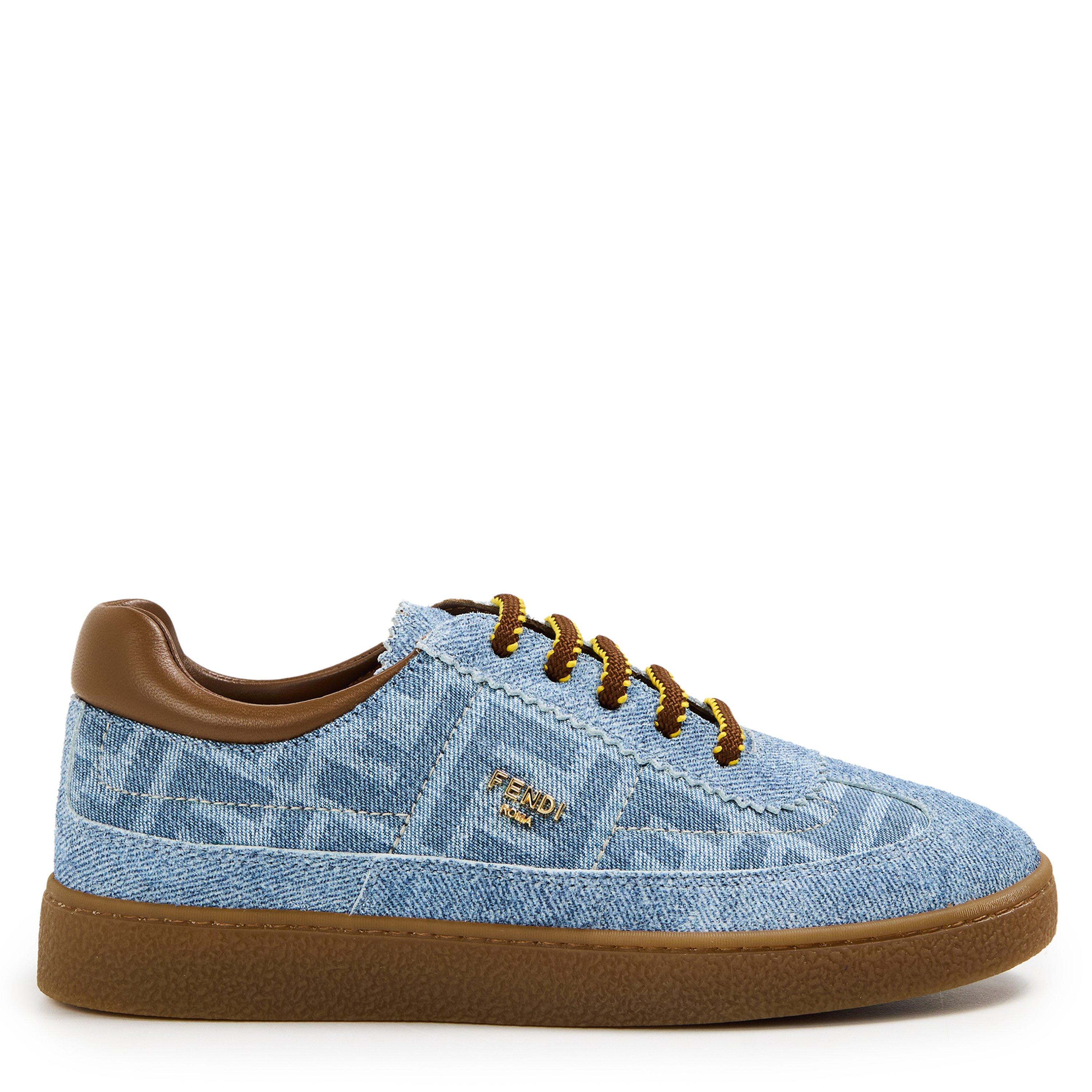 Denim F1V9T - Fendi - Unisex Kids' Low-Top Trainers - 1