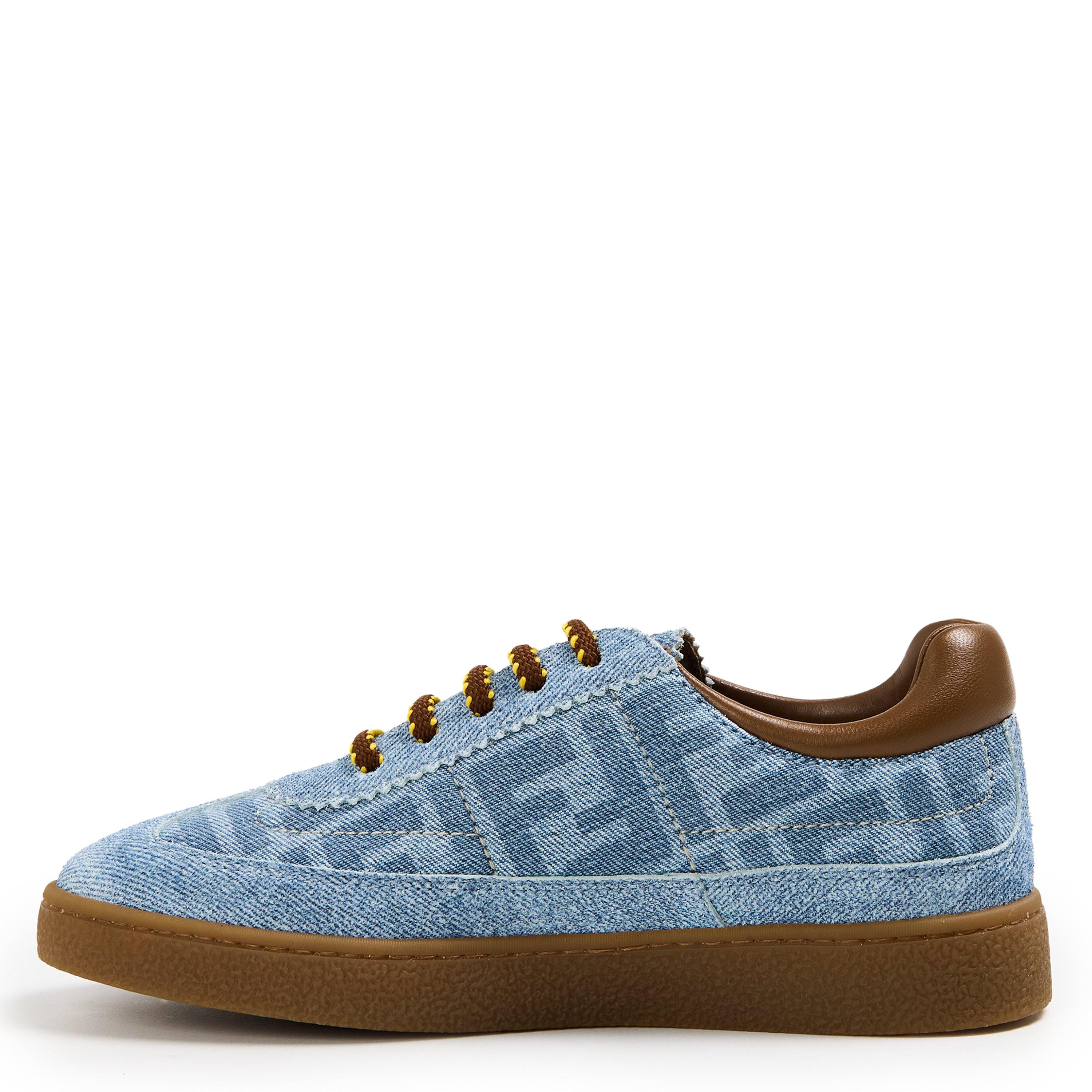 Denim F1V9T - Fendi - Unisex Kids' Low-Top Trainers - 2