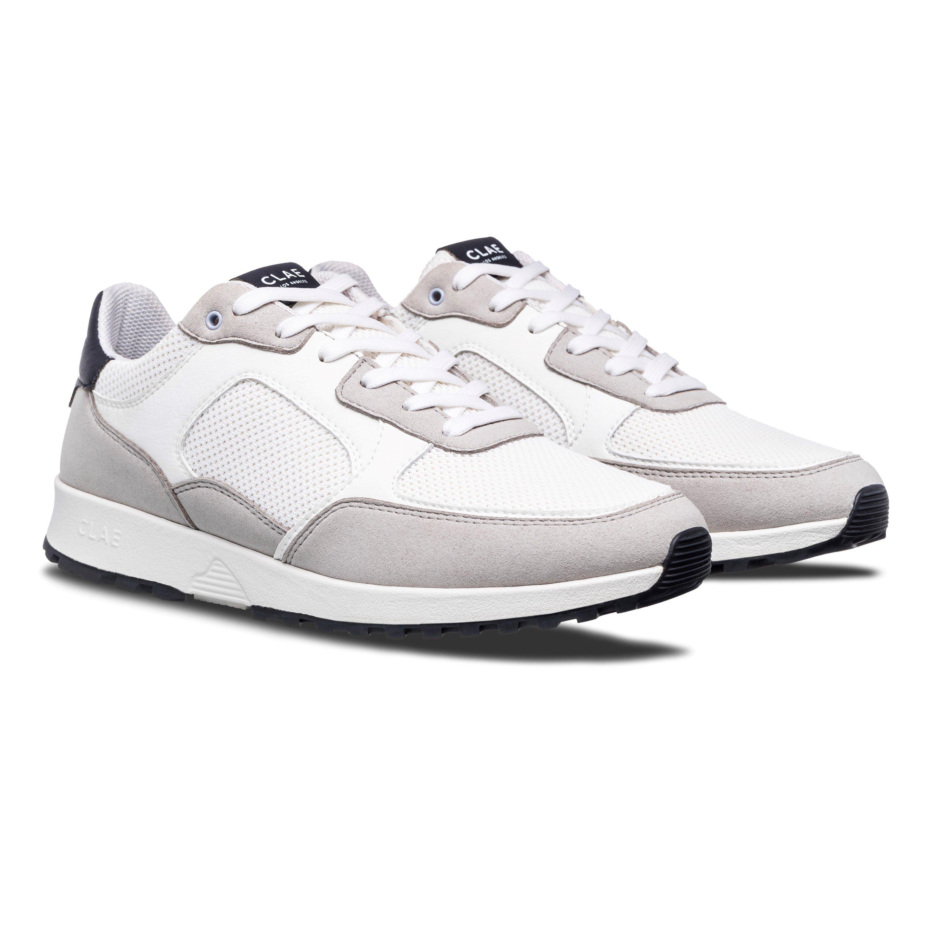 White/Navy - Clae - Kids' Low-Top Trainers - 2