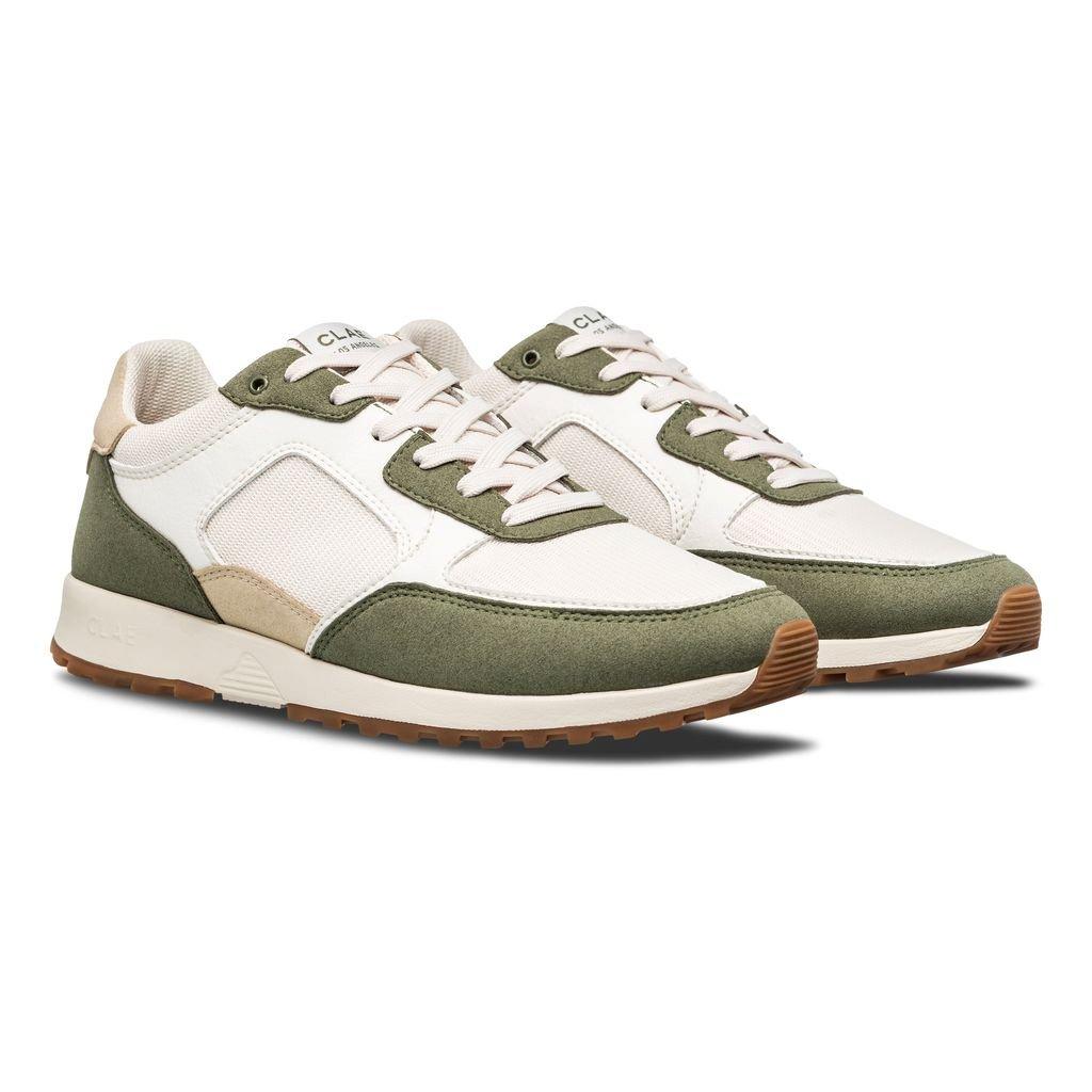 Olive Off-White - Clae - Kids' Low-Top Trainers - 2