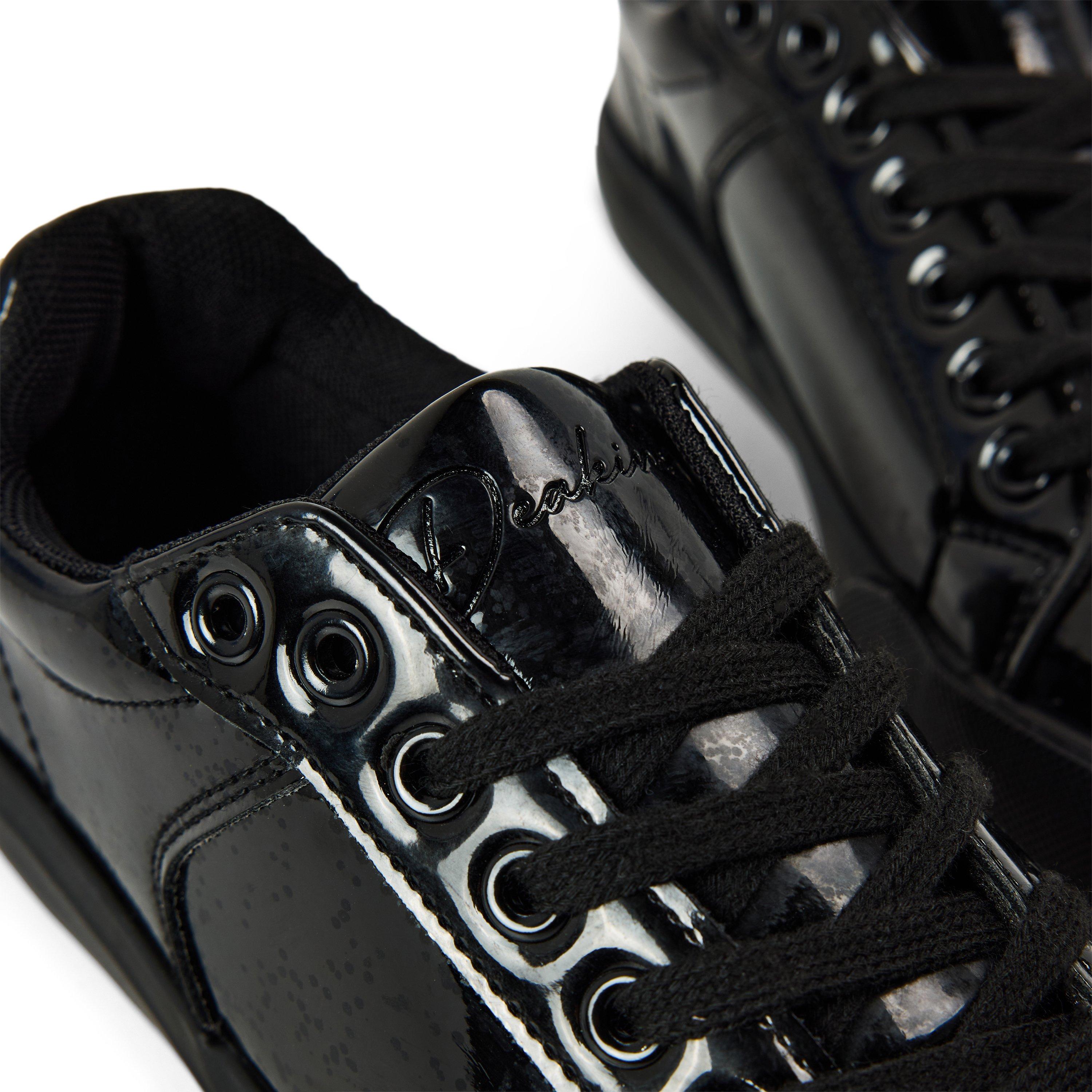 Black Patent - Nicholas Deakins - Kids' Toledo Low-Top Trainers - 4