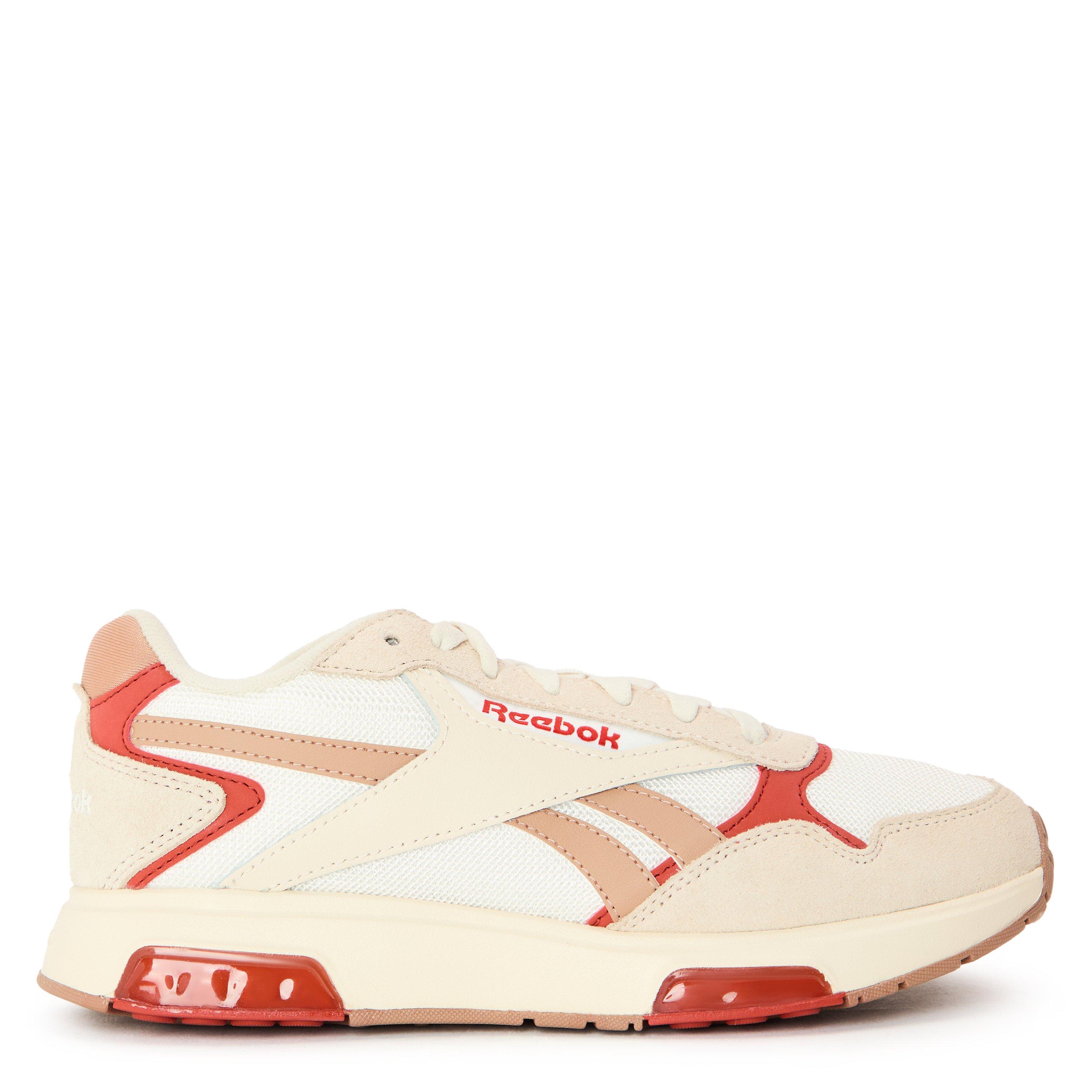 Reebok Boys Kids' Glide Dmx Trainers - Chalk/Hoop Red - 4 (36.5)