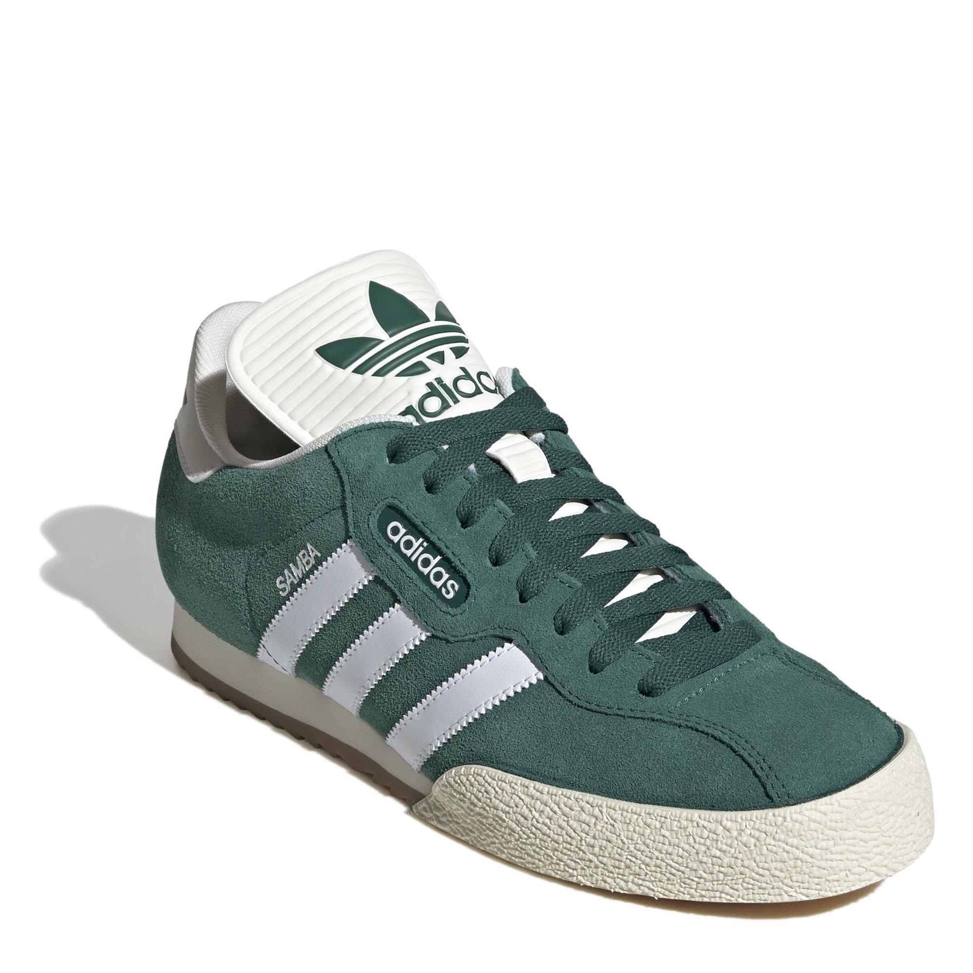 Green/White - adidas - Samba Super Suede Trainers Junior Boys - 3