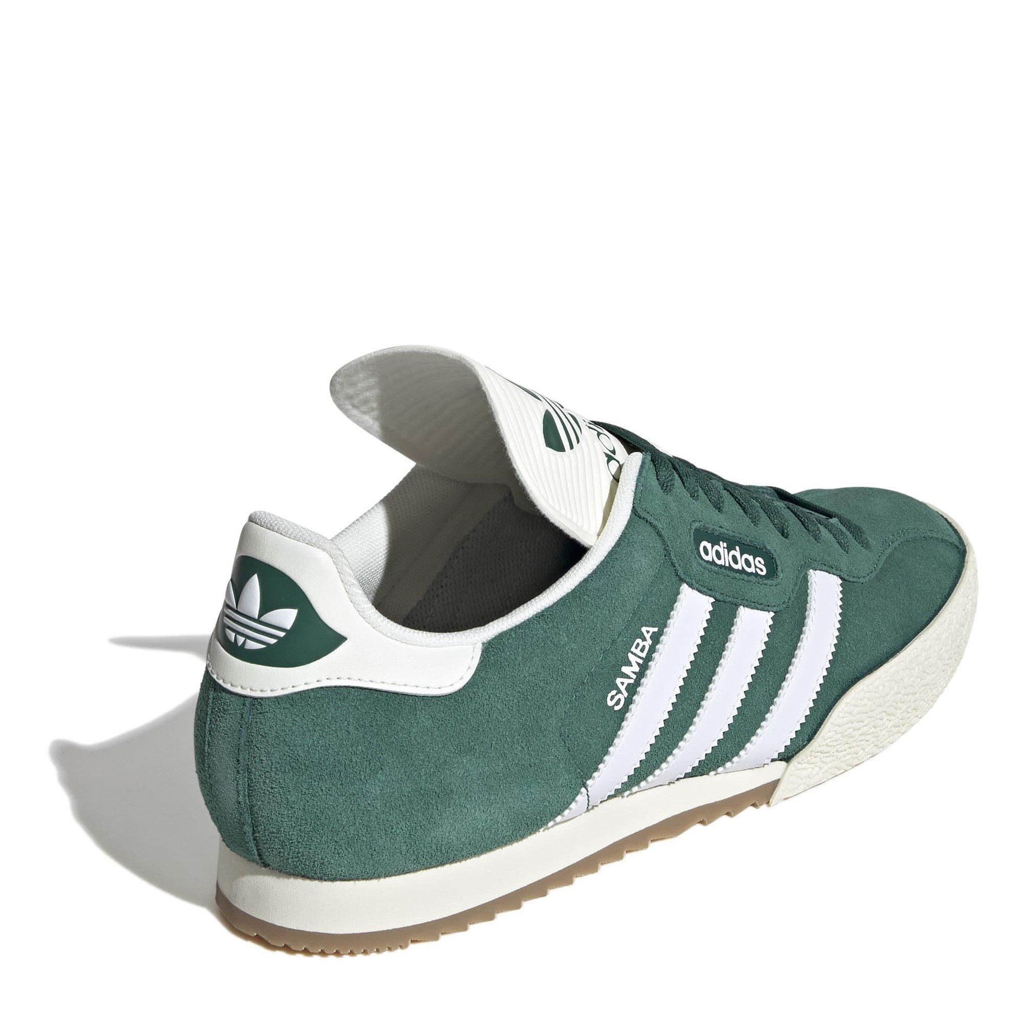 Green/White - adidas - Samba Super Suede Trainers Junior Boys - 4