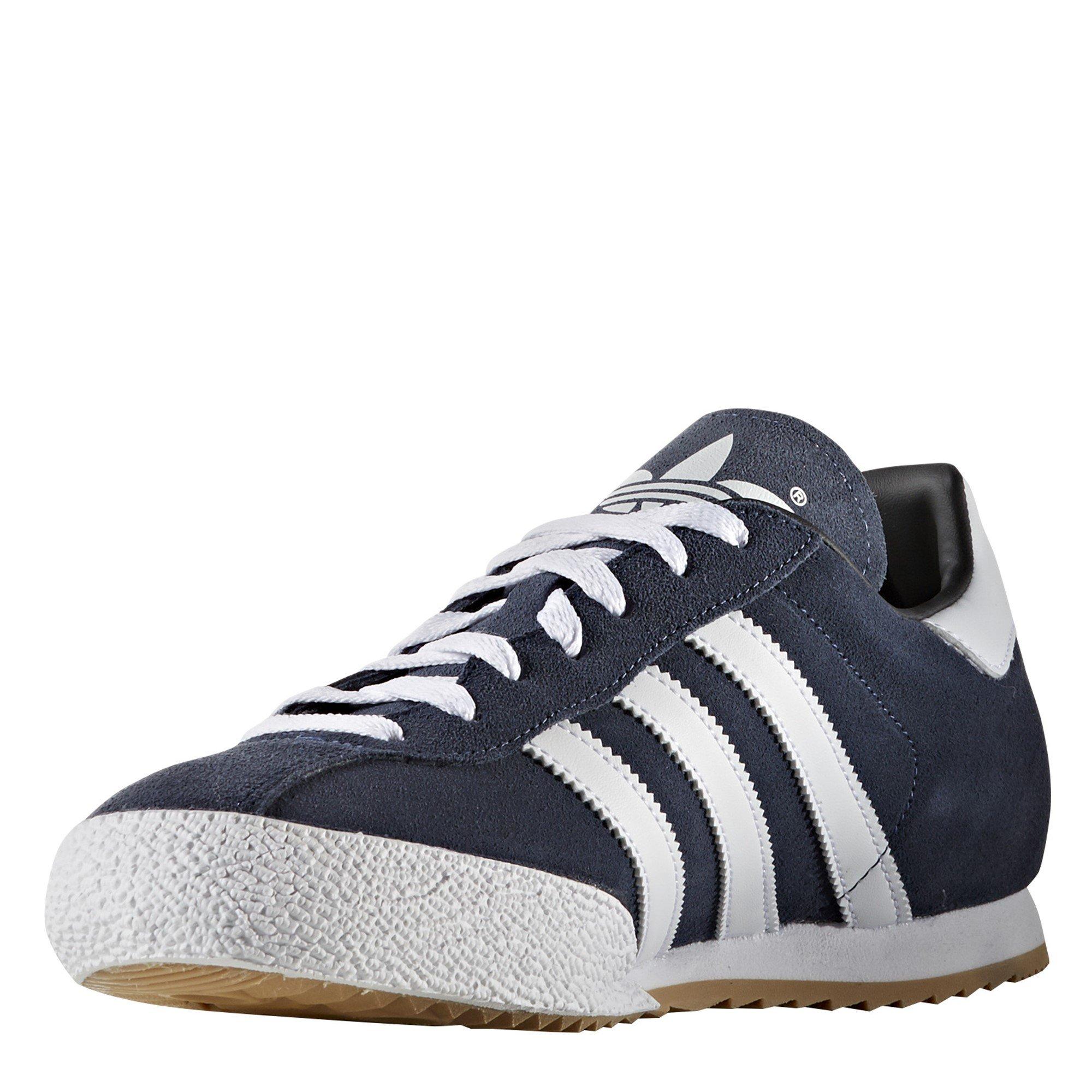 Blu Marino/Bianco - adidas - Samba Super Suede Trainers Junior Boys - 3