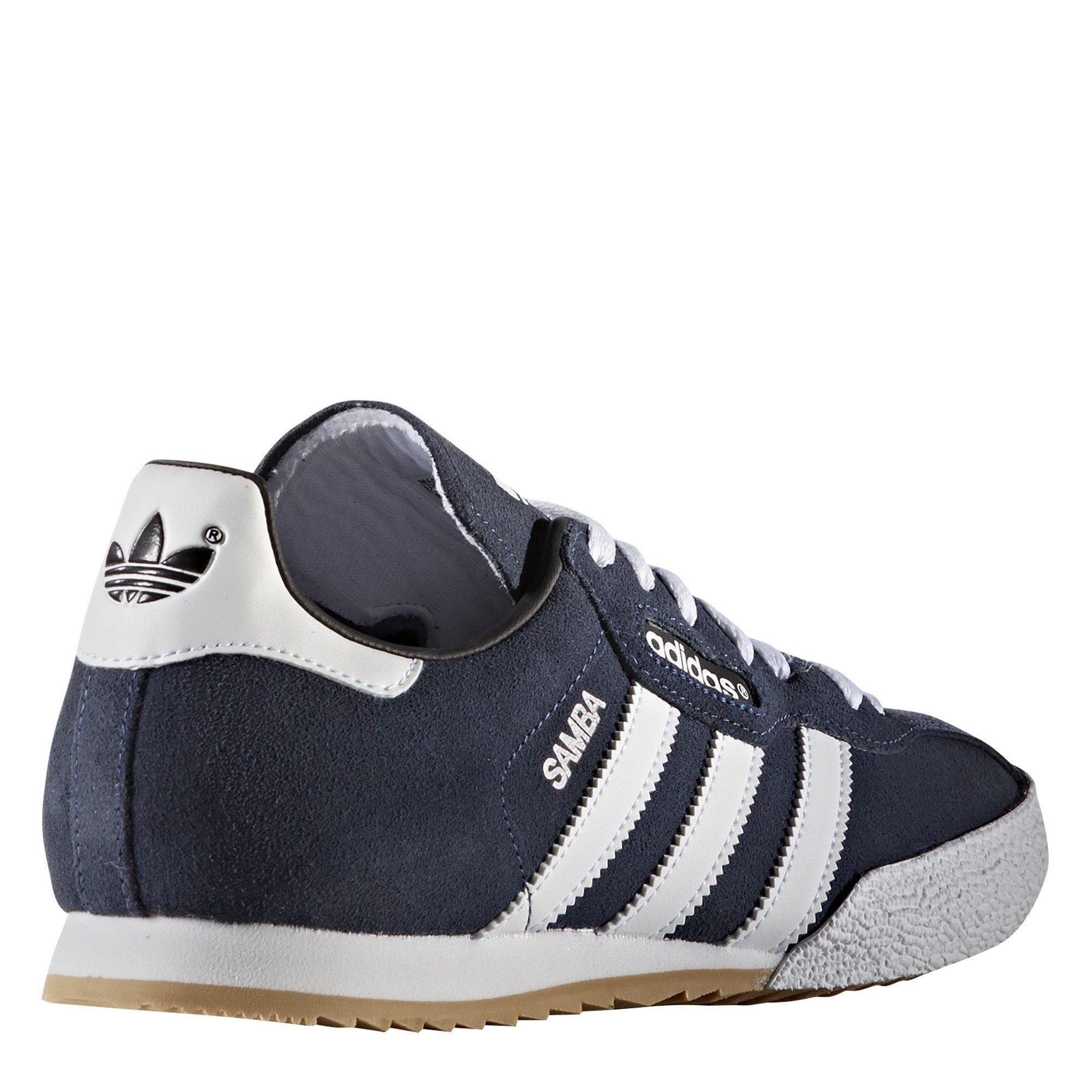 Blu Marino/Bianco - adidas - Samba Super Suede Trainers Junior Boys - 4