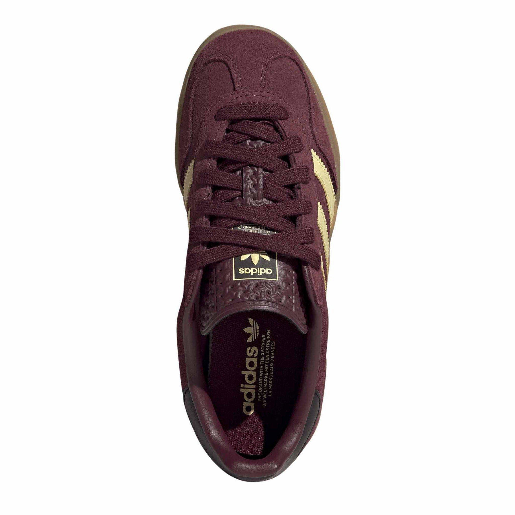 Maroon/Yellow - adidas Originals - Adidas Gazelle Indoo Jn64 - 5