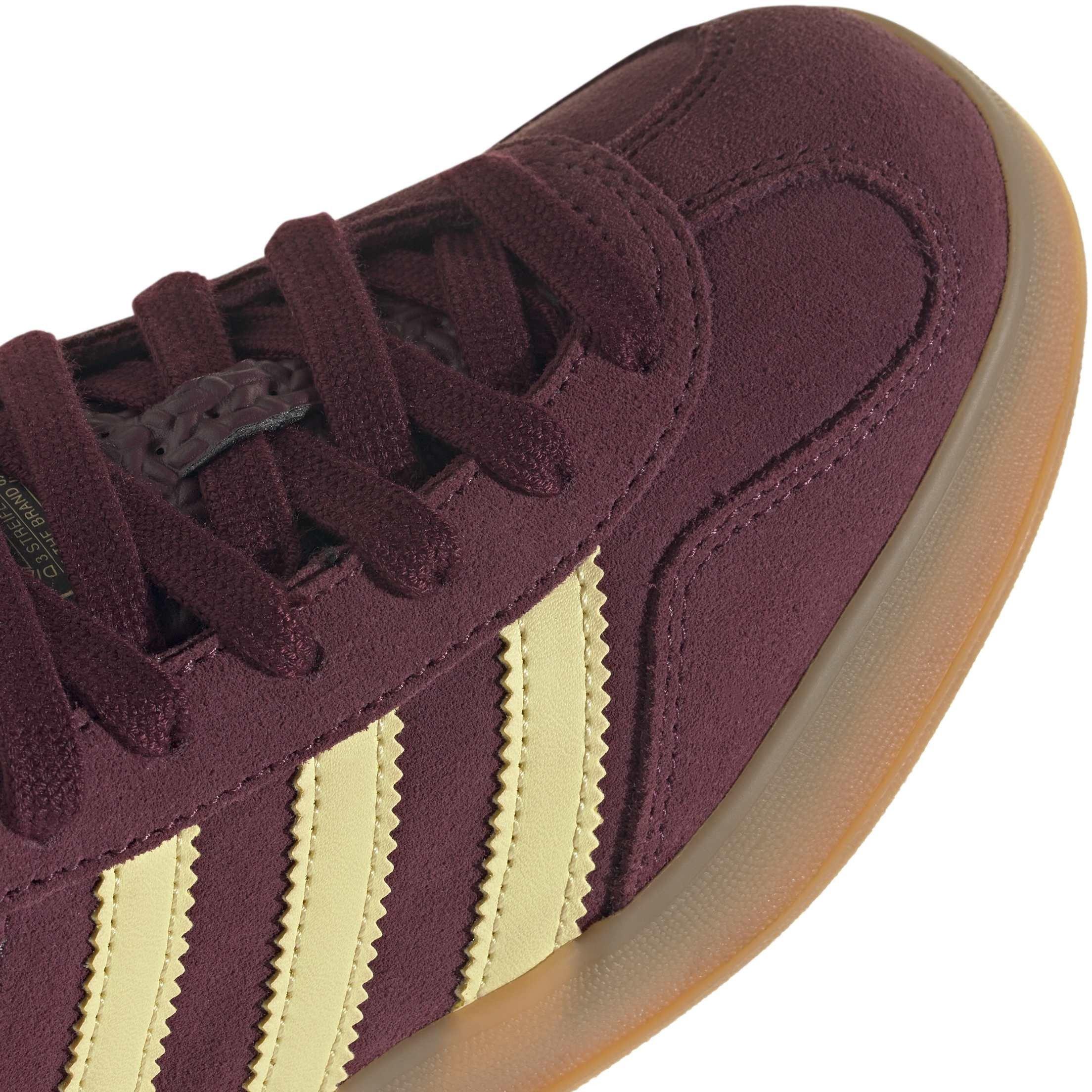 Maroon/Yellow - adidas Originals - Adidas Gazelle Indoo Jn64 - 8