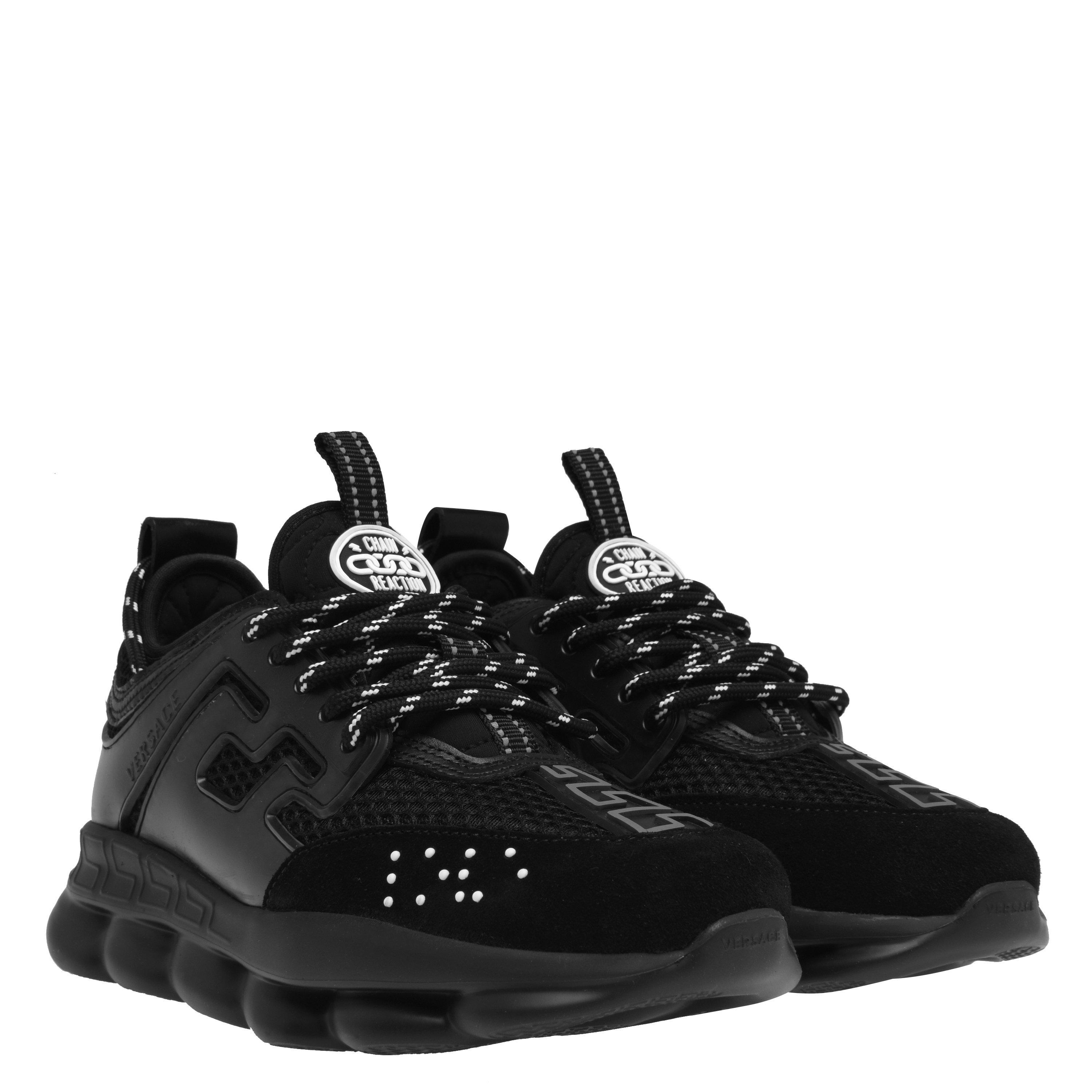 Black YA03 - Versace - Chain Reaction Trainers - 3