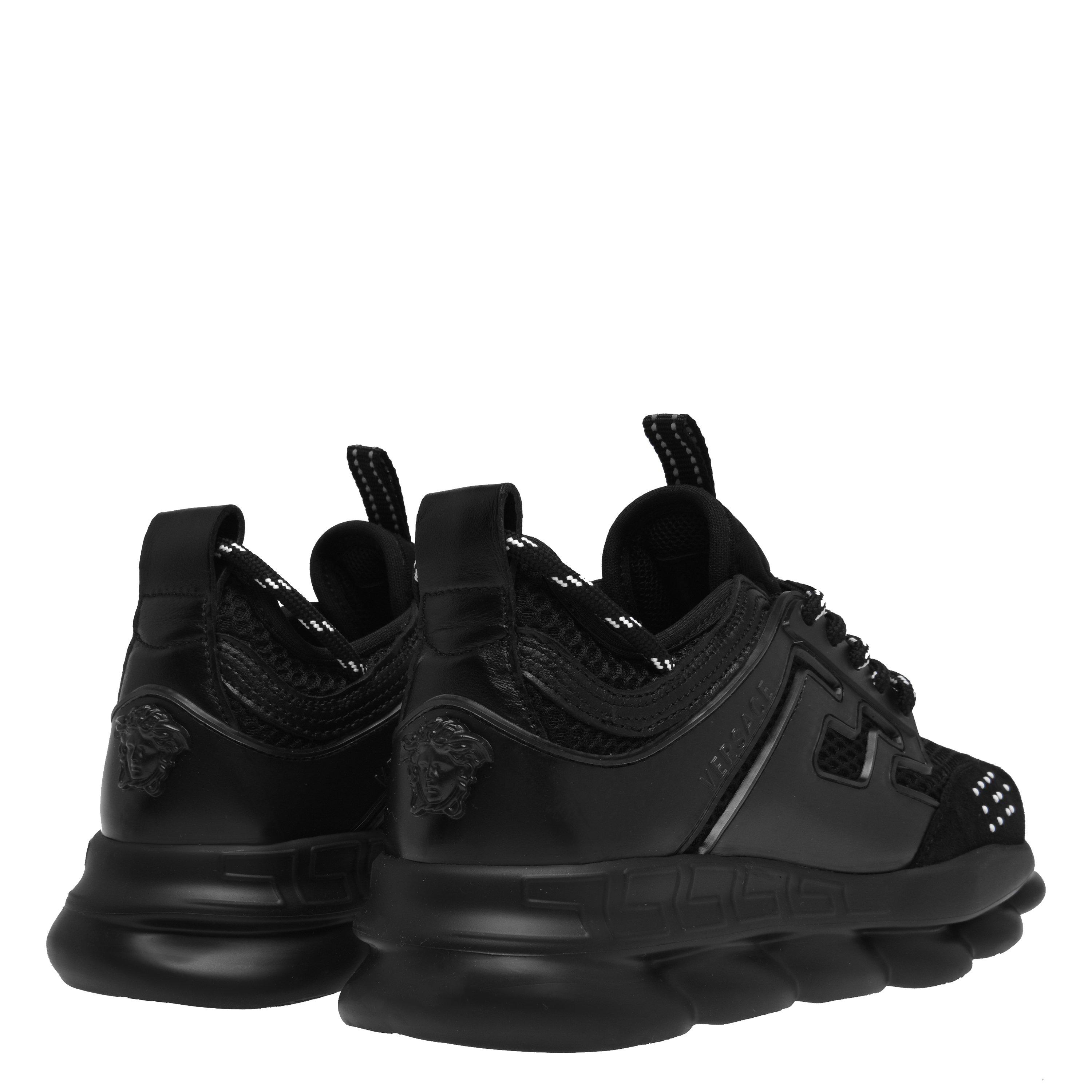 Black YA03 - Versace - Chain Reaction Trainers - 4