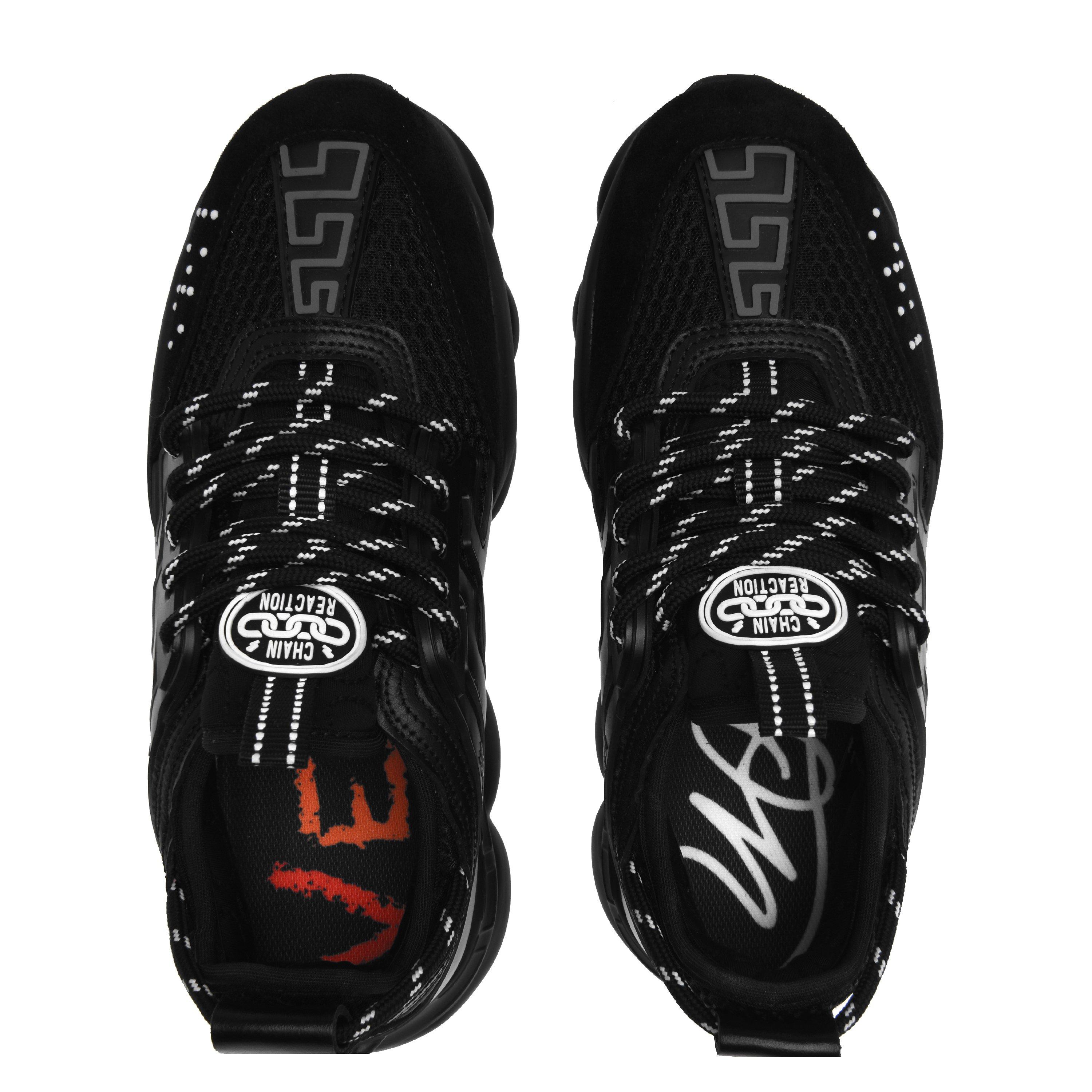 Black YA03 - Versace - Chain Reaction Trainers - 5