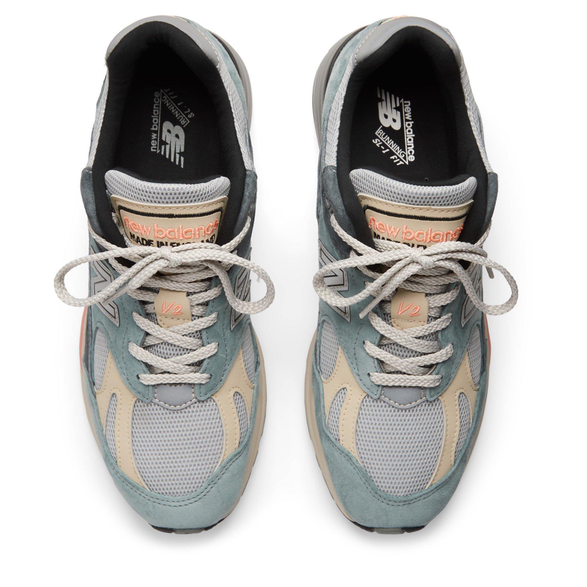 Silver Blue - New Balance - 991S Shoes Juniors - 3