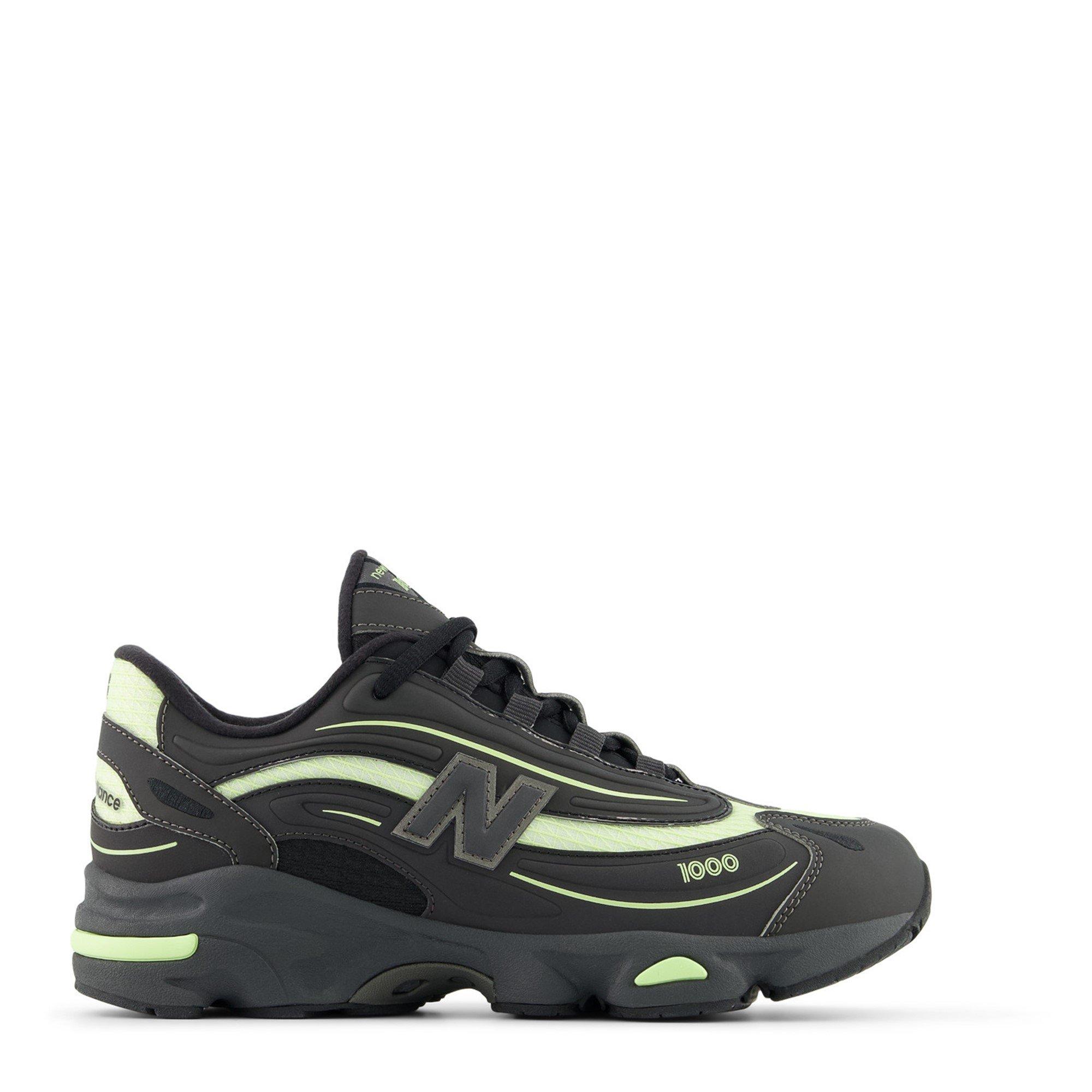New Balance NB 1000 Juniors - Black Lime - Size 5.5 (38.5)