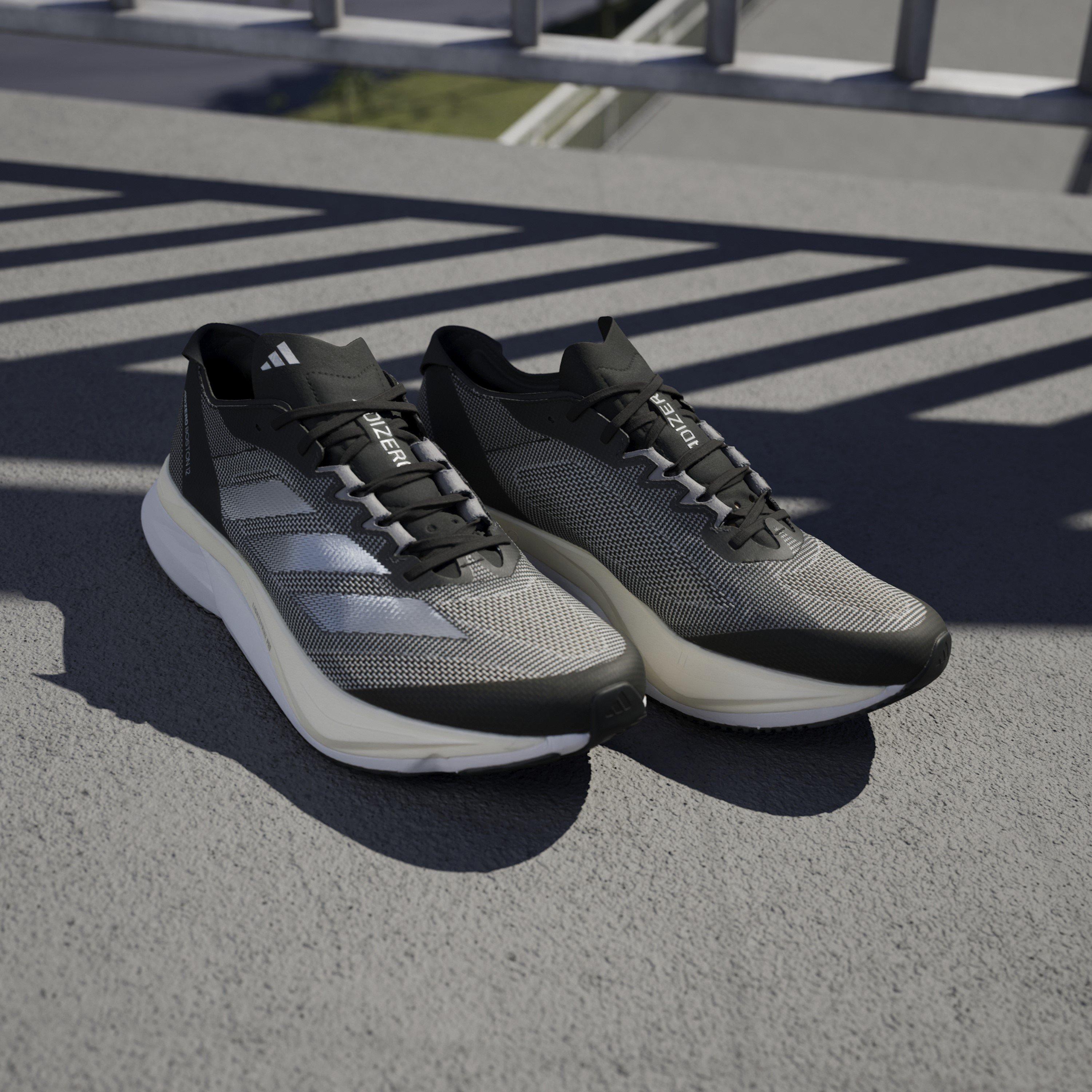 black/white - adidas - Adizero Boston 12 Low-Top Trainers Juniors - 12