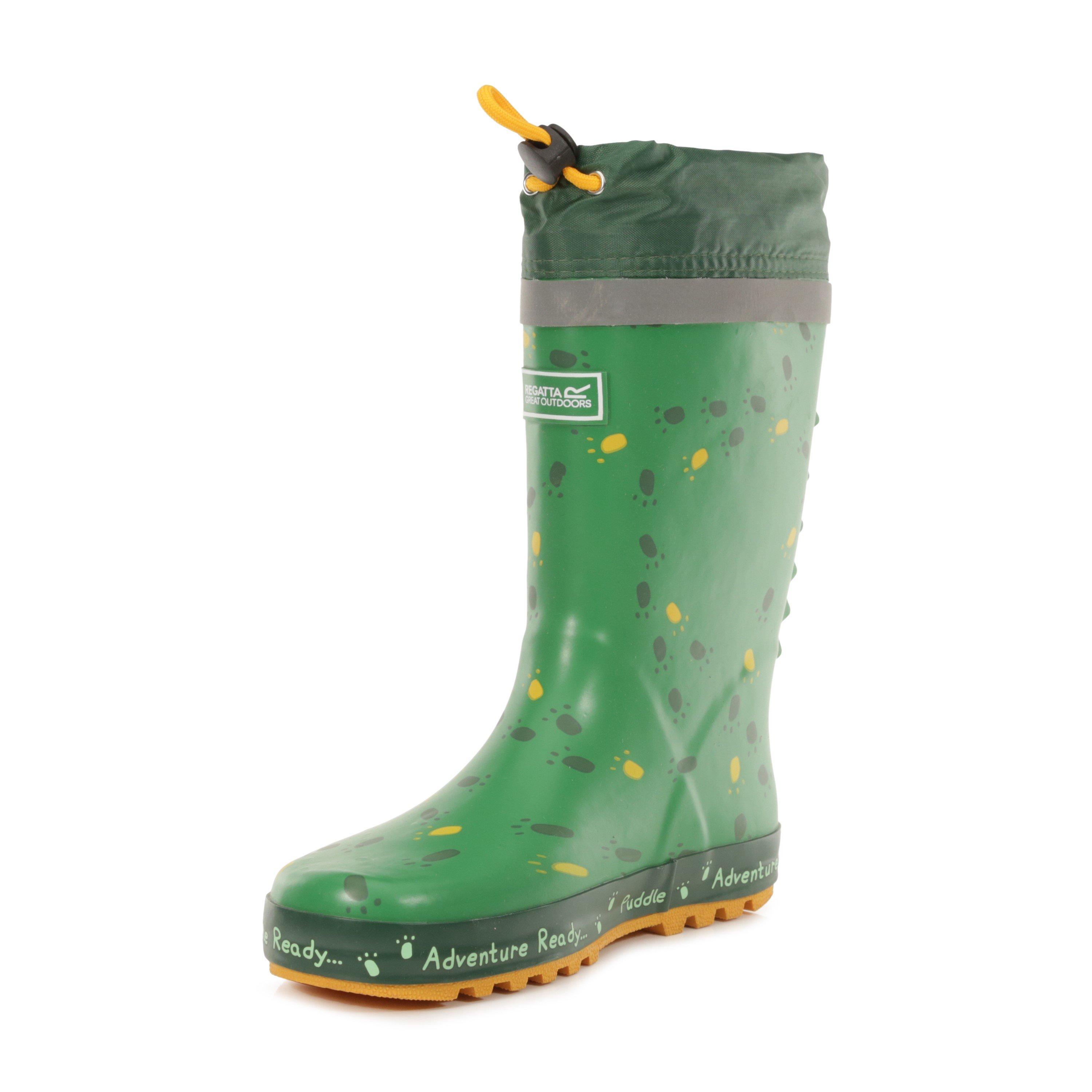 Dino Vert - Regatta - Kids' PeppaWelly Wellingtons - 2