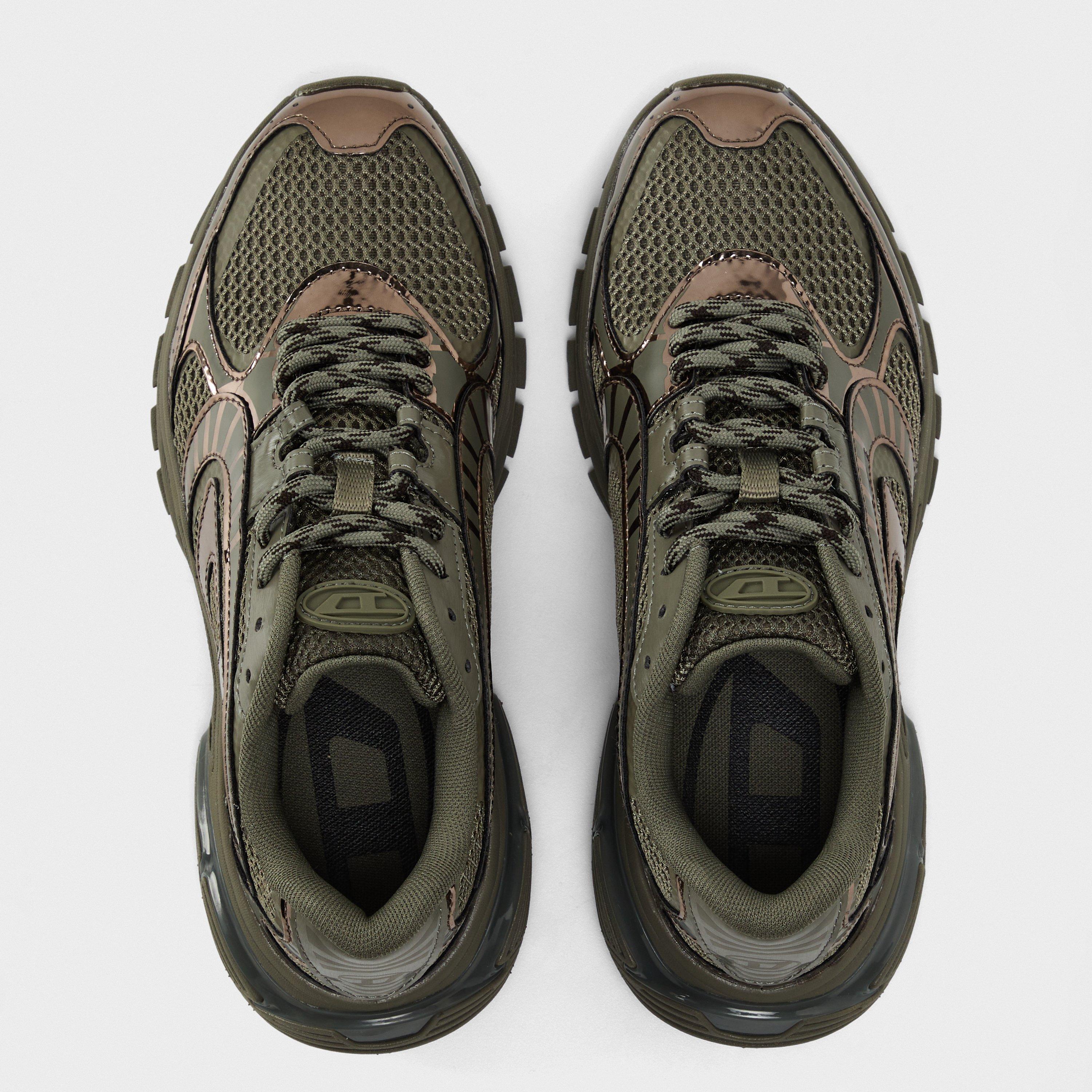 Khaki Cop T7519 - Diesel - Unisex Kids' Cushioned Runners - 4