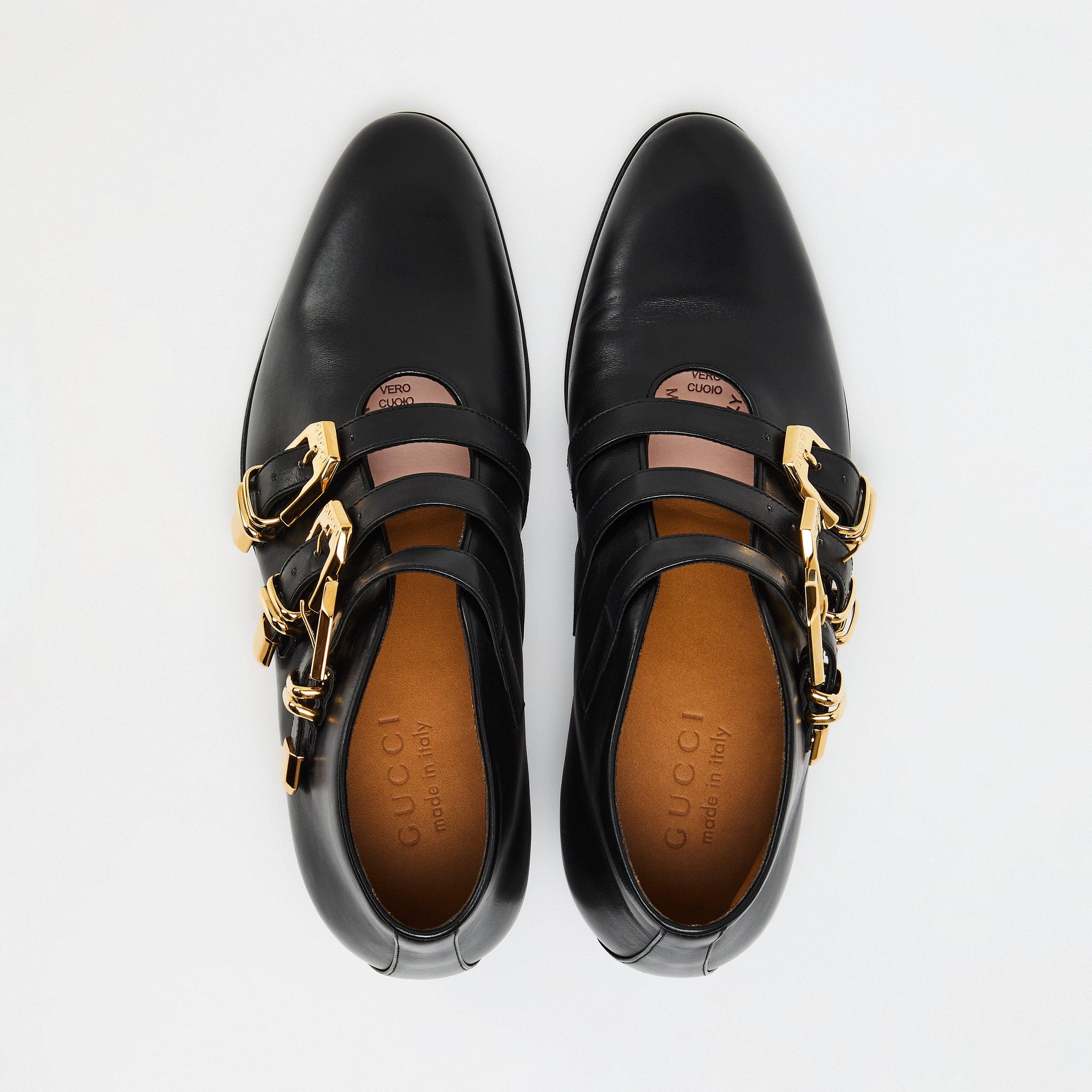 Black - Gucci - Kids Heeled Ankle Boots - 4