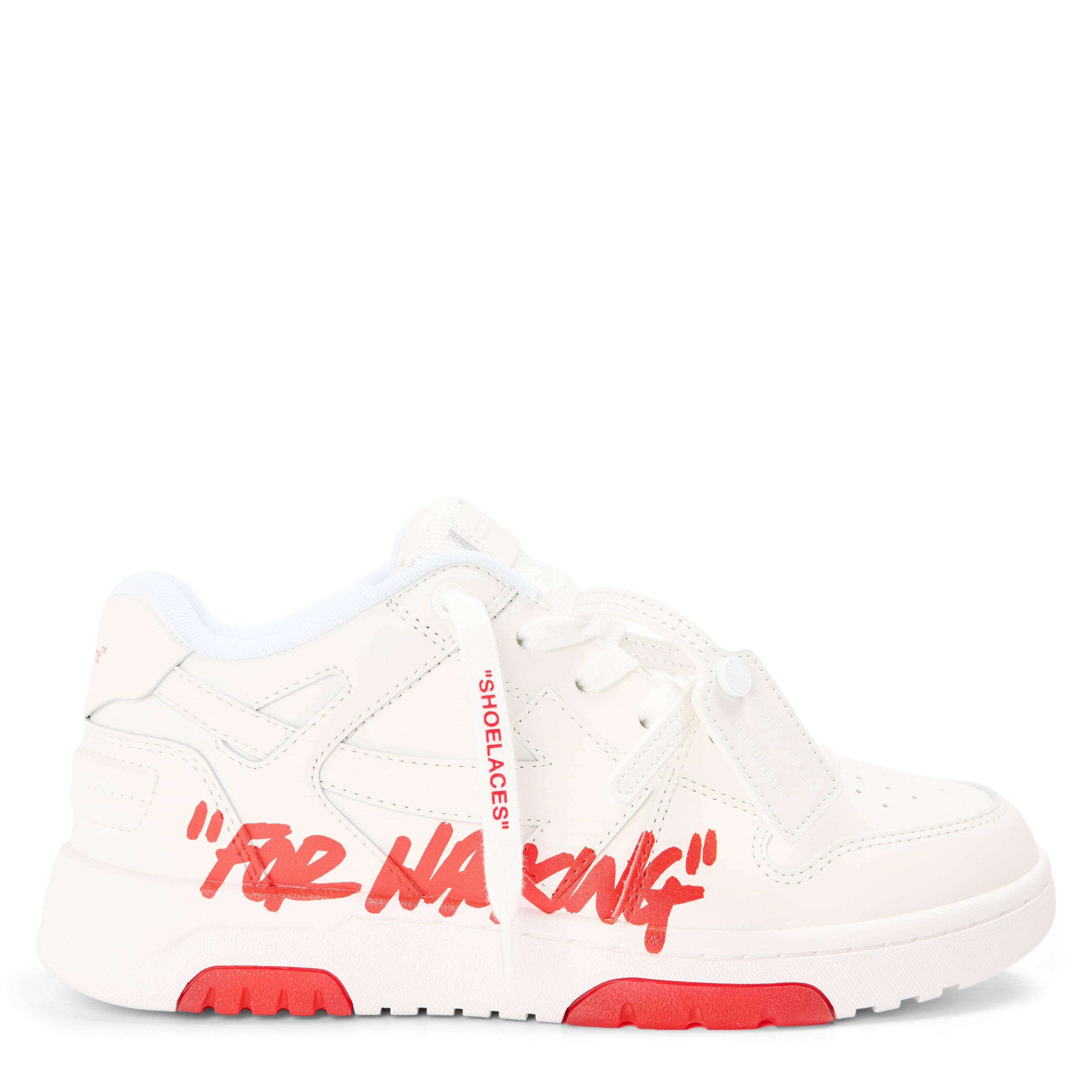 Off White Off Walking Trnrs Jn61 - Wht/Red 0125 - Size 5 (38)